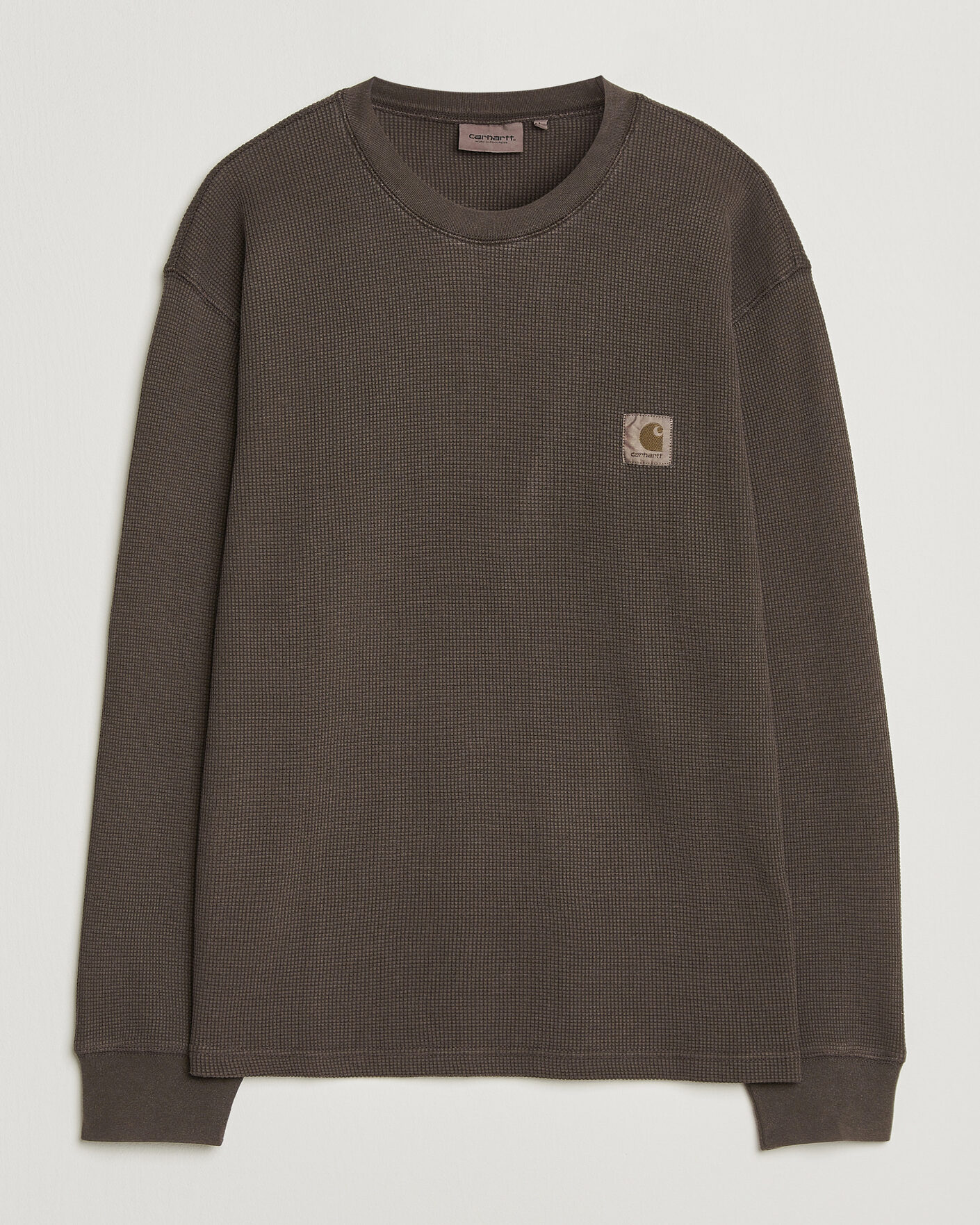 Herren | T-Shirts | Carhartt WIP | Long Sleeve Waffle T-Shirt Tobacco