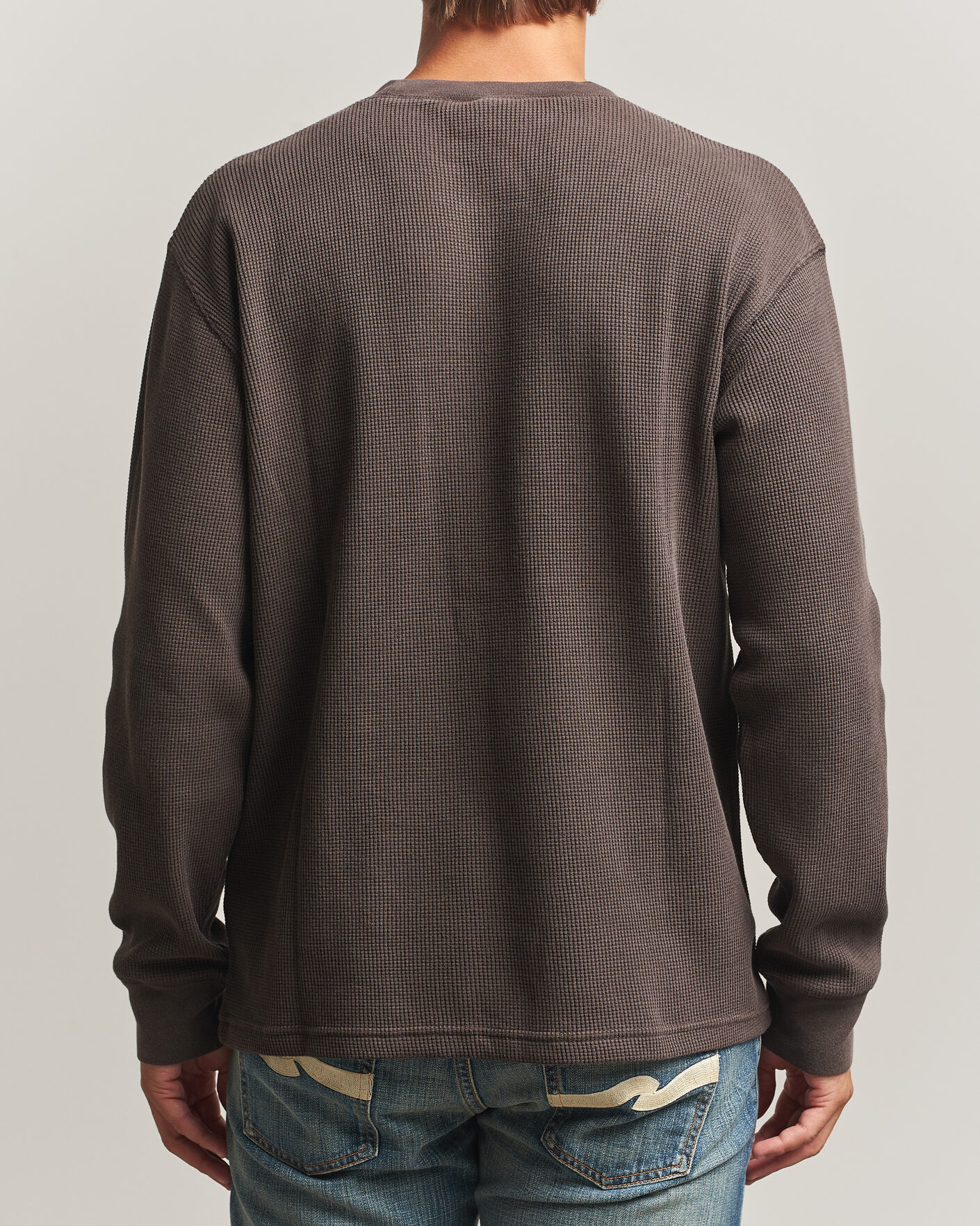 Herren | T-Shirts | Carhartt WIP | Long Sleeve Waffle T-Shirt Tobacco
