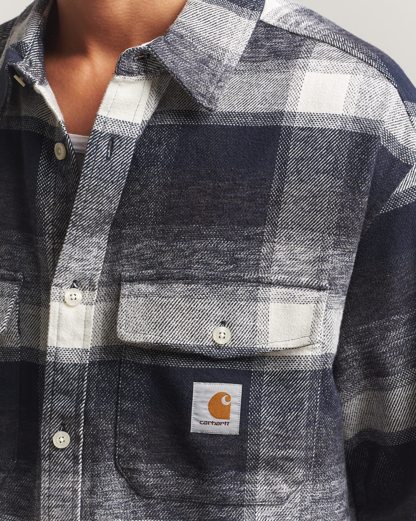 Herren | Hemden | Carhartt WIP | Esterson Checked Shirt Dark Navy