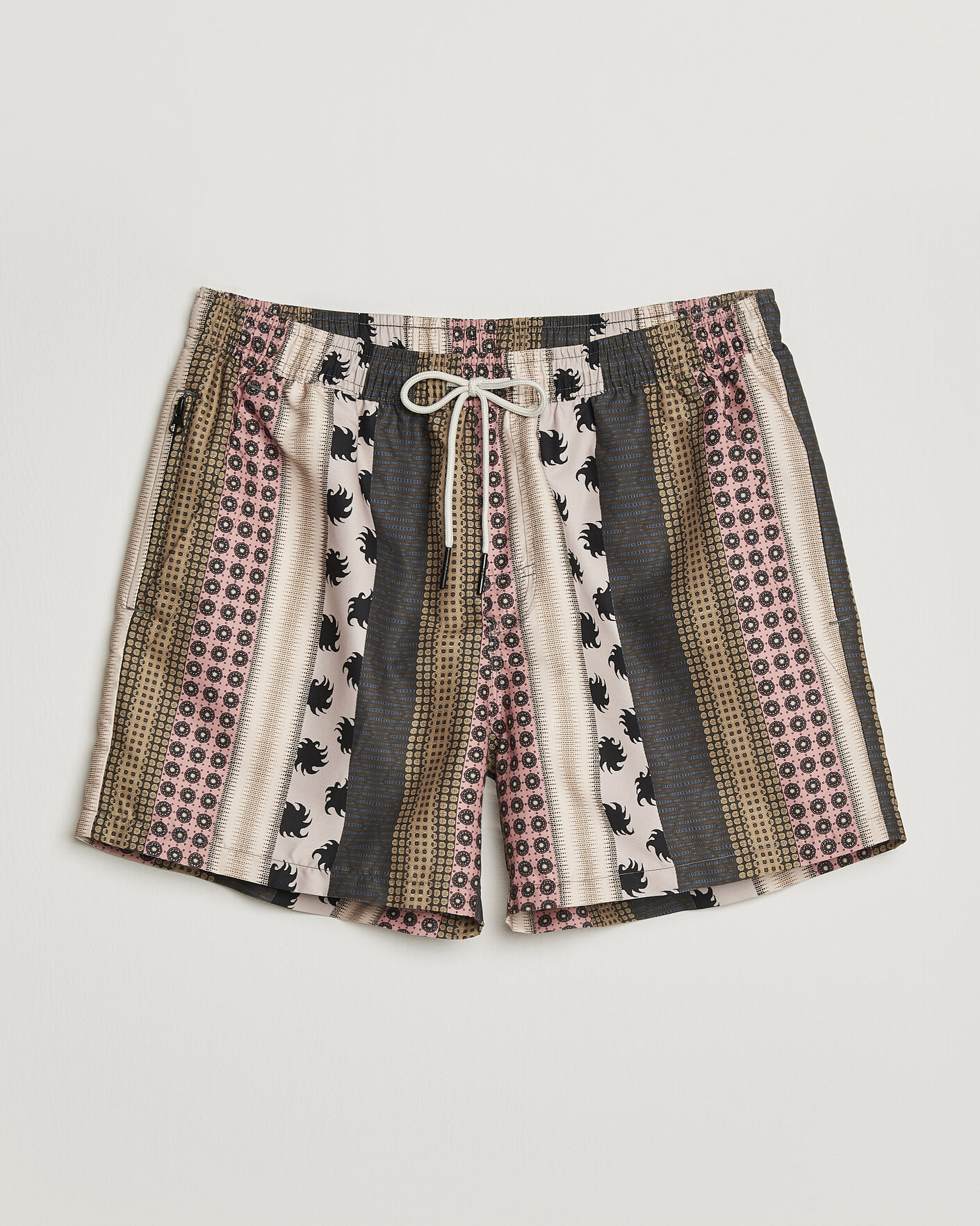 Herren | Badehosen | OAS | Granada Striped Swimshorts Multi