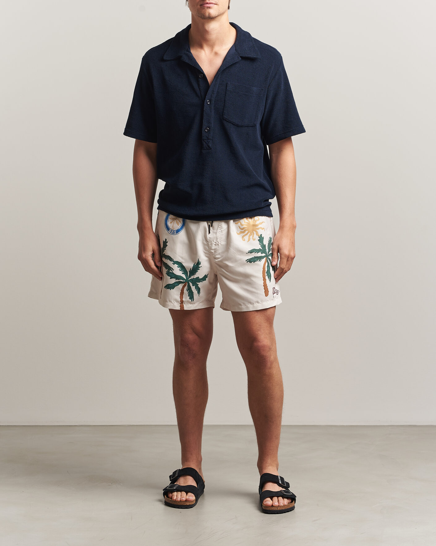 Herren | Badehosen | OAS | Printed Swimshorts Multi