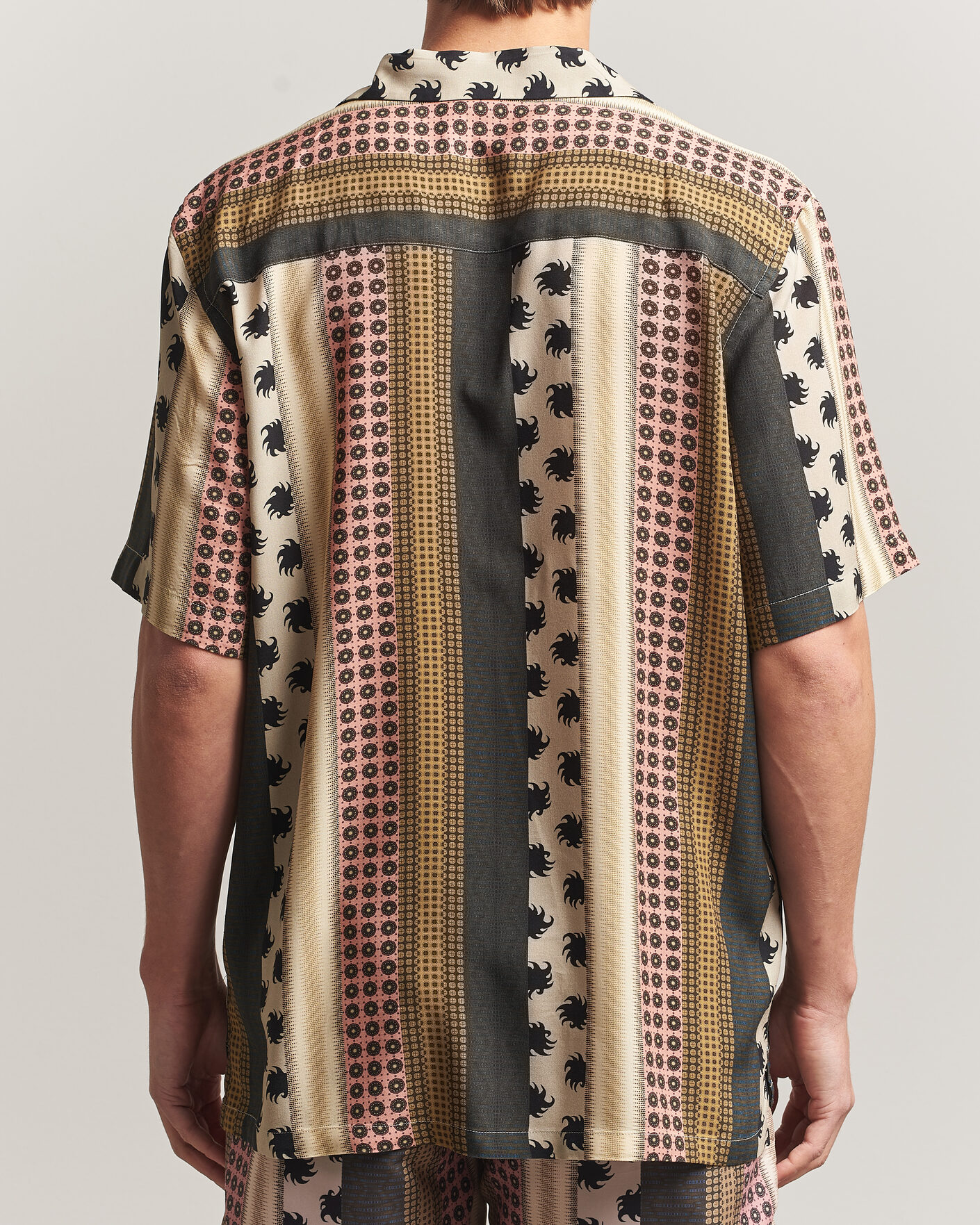Herren | Hemden | OAS | Mixset Rocco Printed Cuba Short Sleeve Shirt Multi