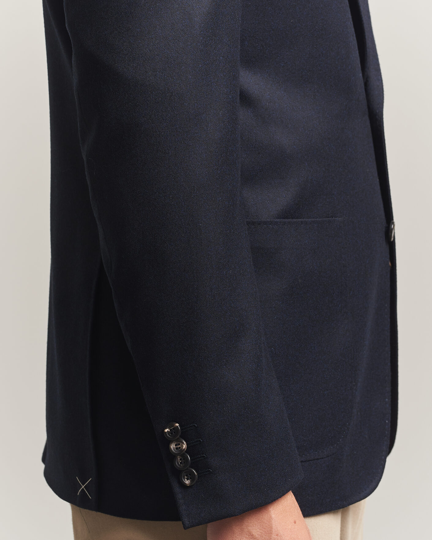 Herren | Sakkos | Canali | Kei Impeccabile Flannel Blazer Navy