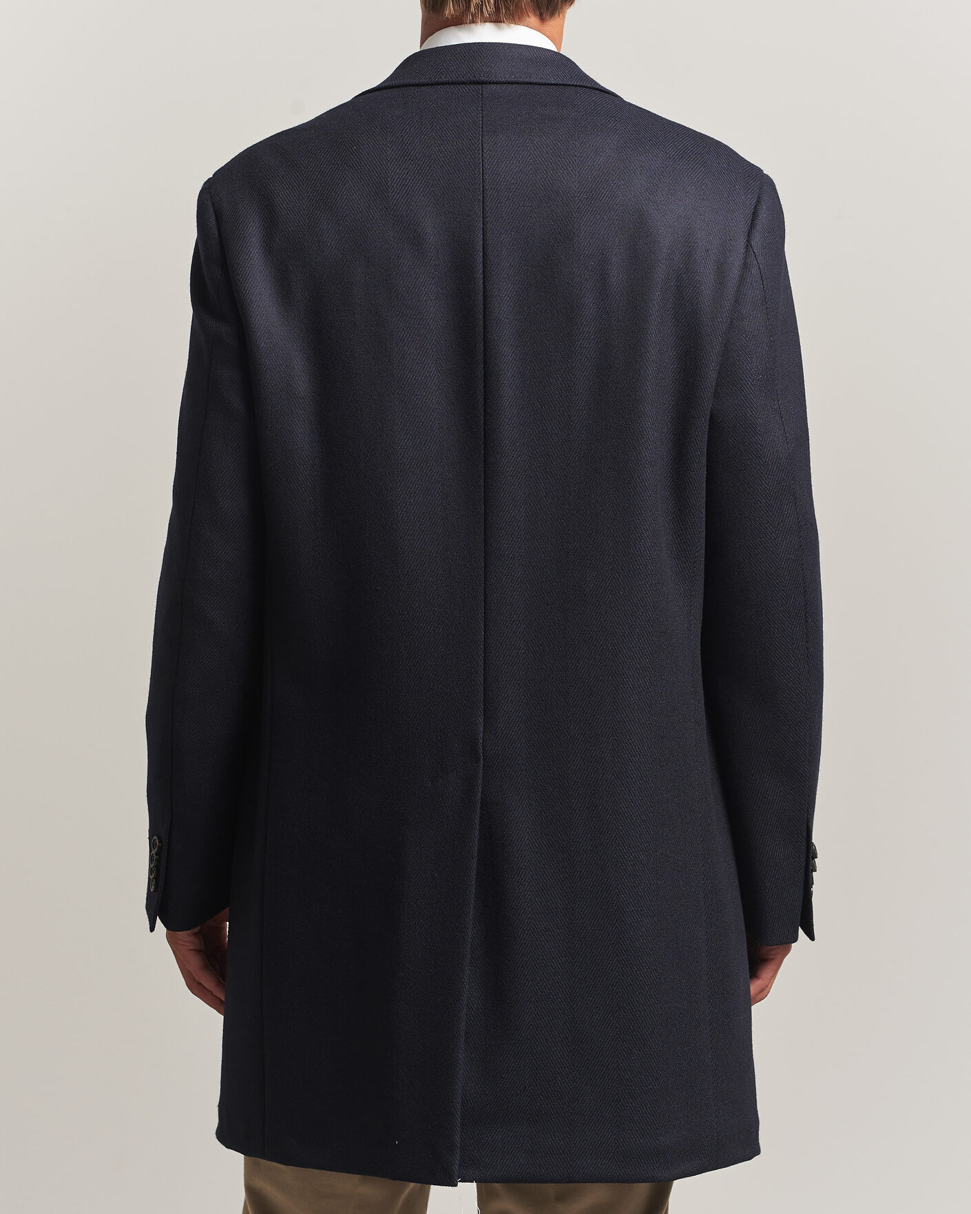 Herren | Jacken | Canali | Kei Wool Travel Coat Navy