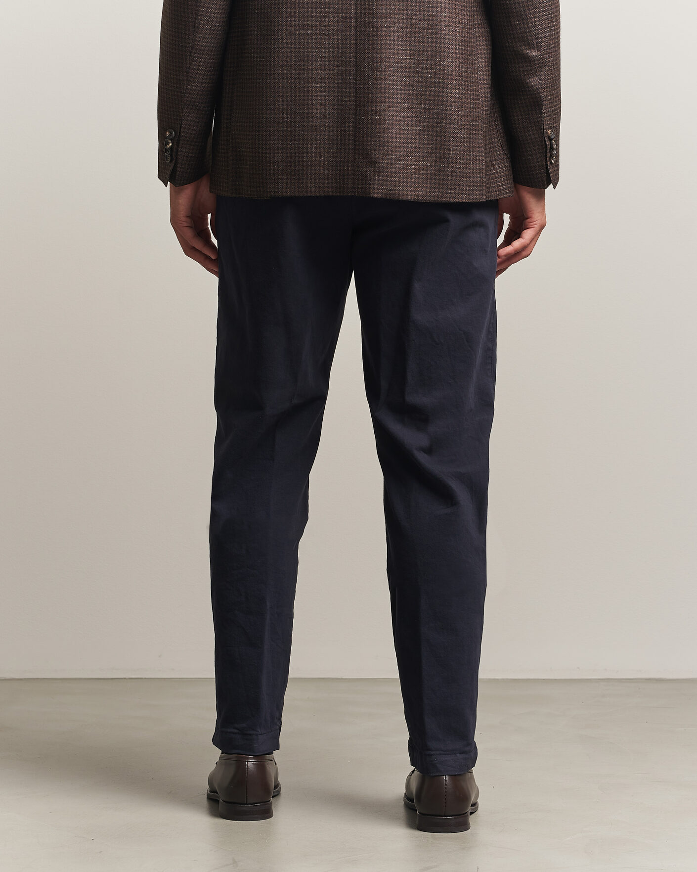 Herren | Hosen | Canali | Cotton/Cashmere Chinos Navy