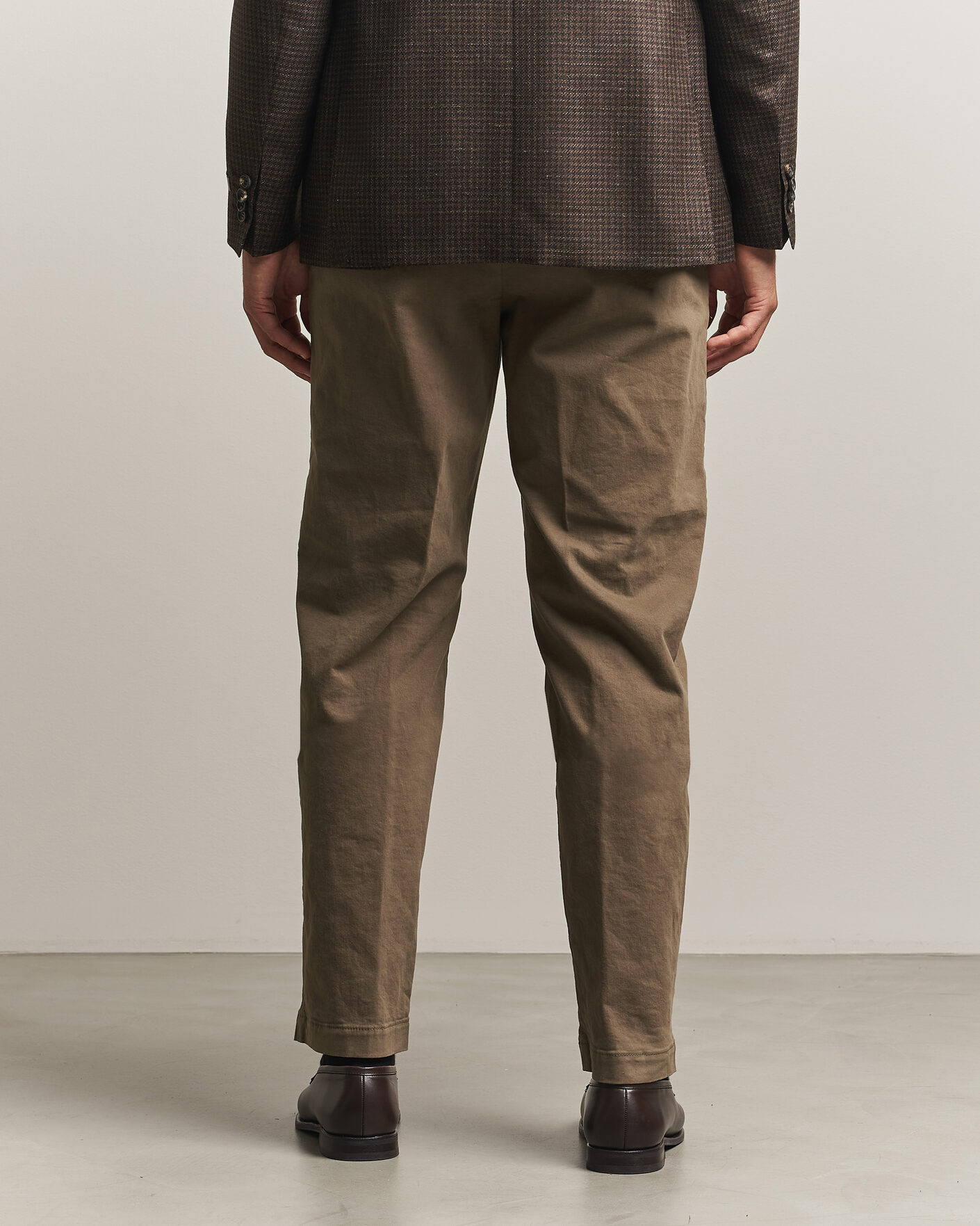 Herren | Hosen | Canali | Cotton/Cashmere Chinos Taupe