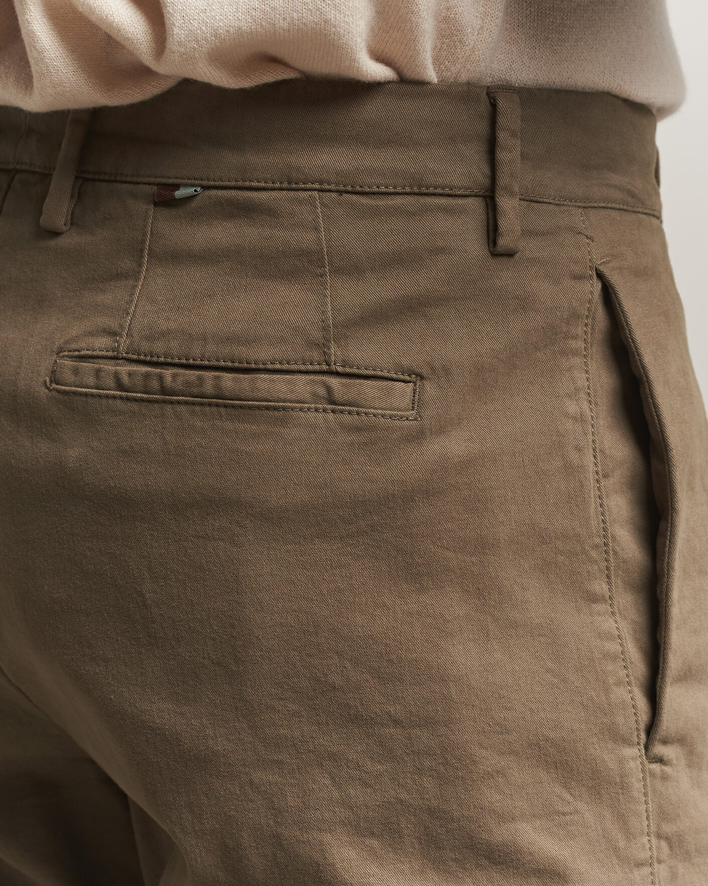 Herren | Hosen | Canali | Cotton/Cashmere Chinos Taupe