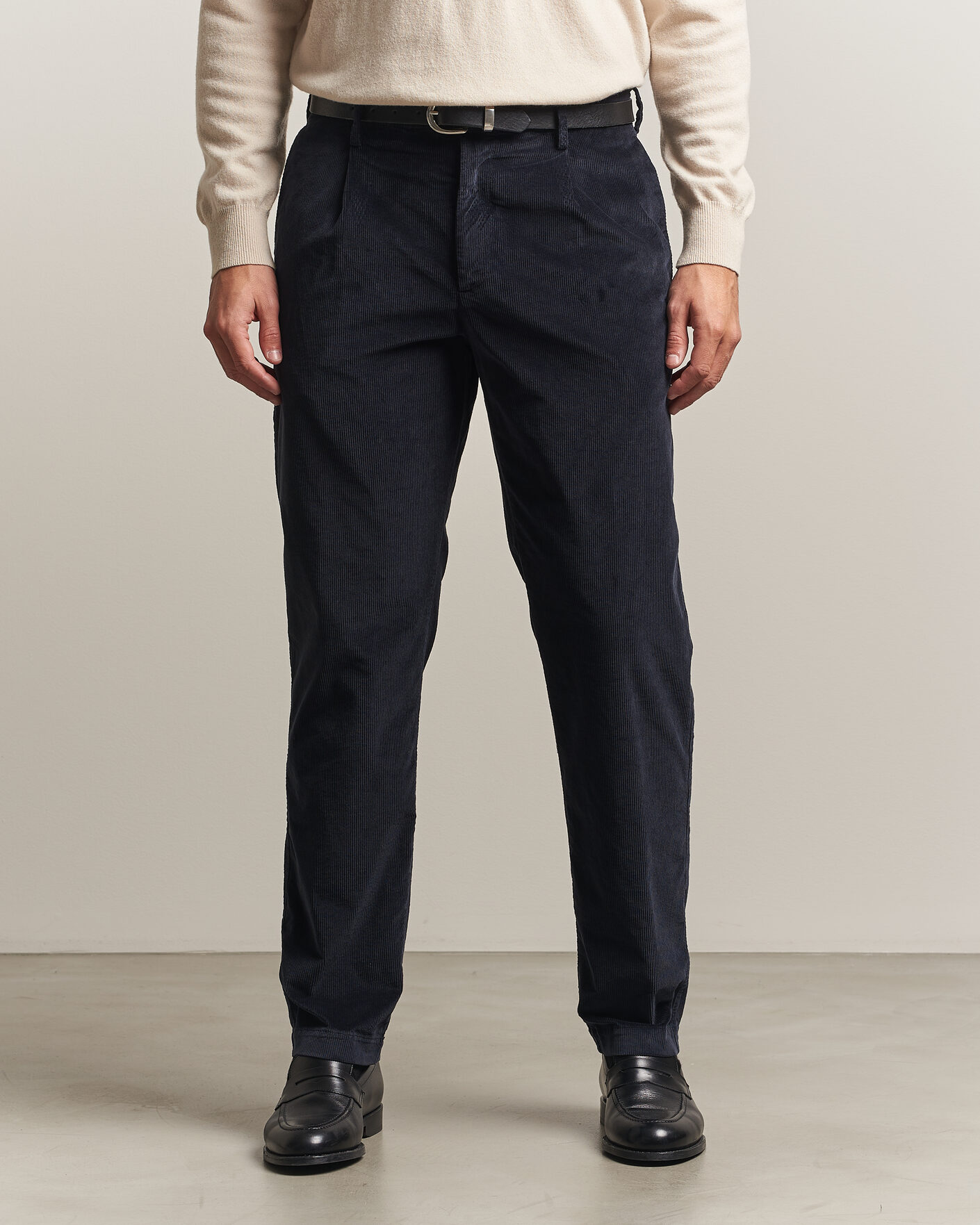 Herren | Hosen | Canali | Comfort Corduroy Pants Navy