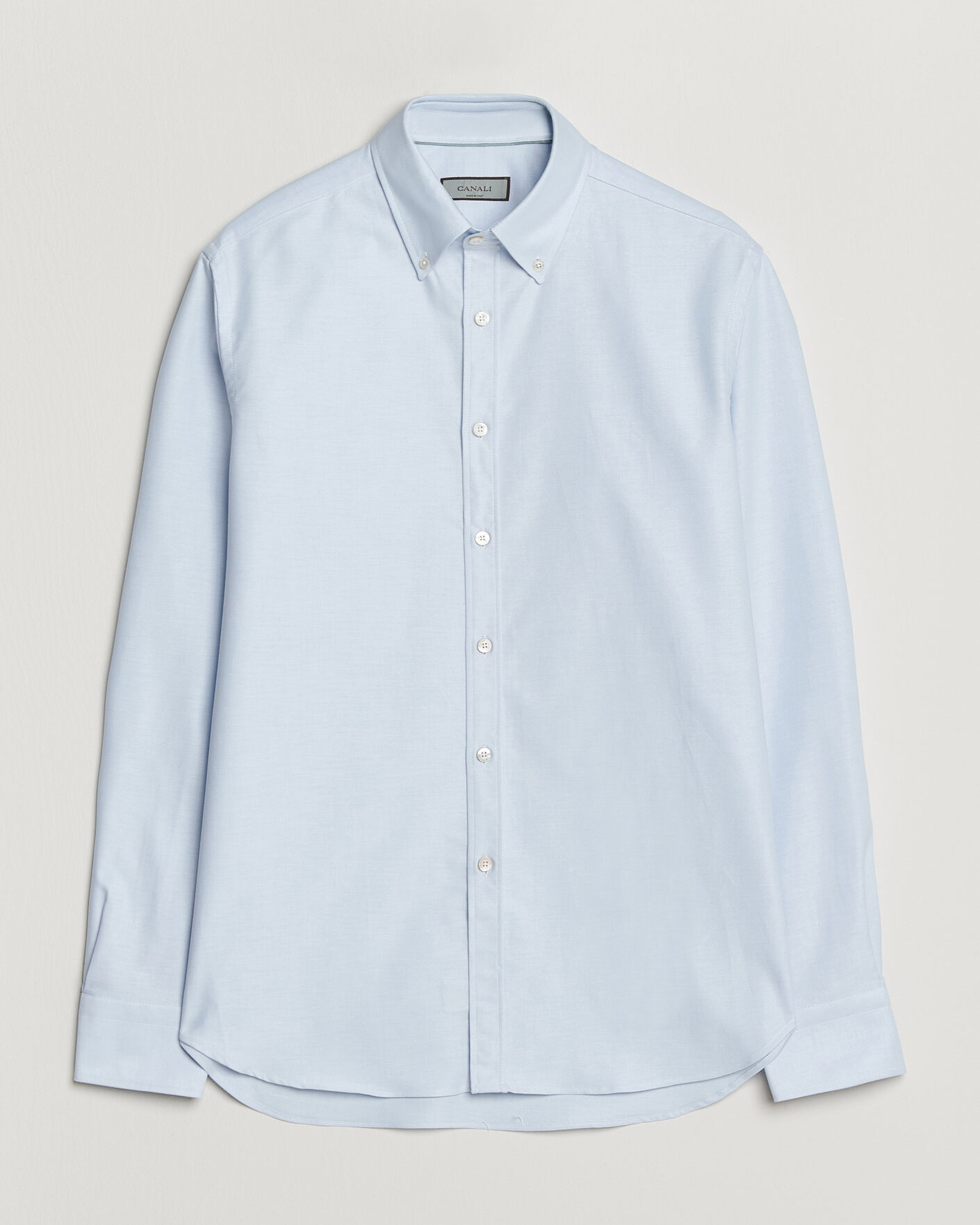 Herren | Hemden | Canali | Oxford Button Down Shirt Light Blue