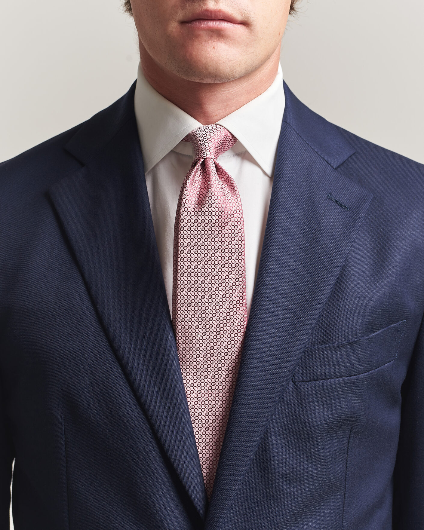 Herren | Krawatten | Canali | Jacquard Silk Tie Rosa