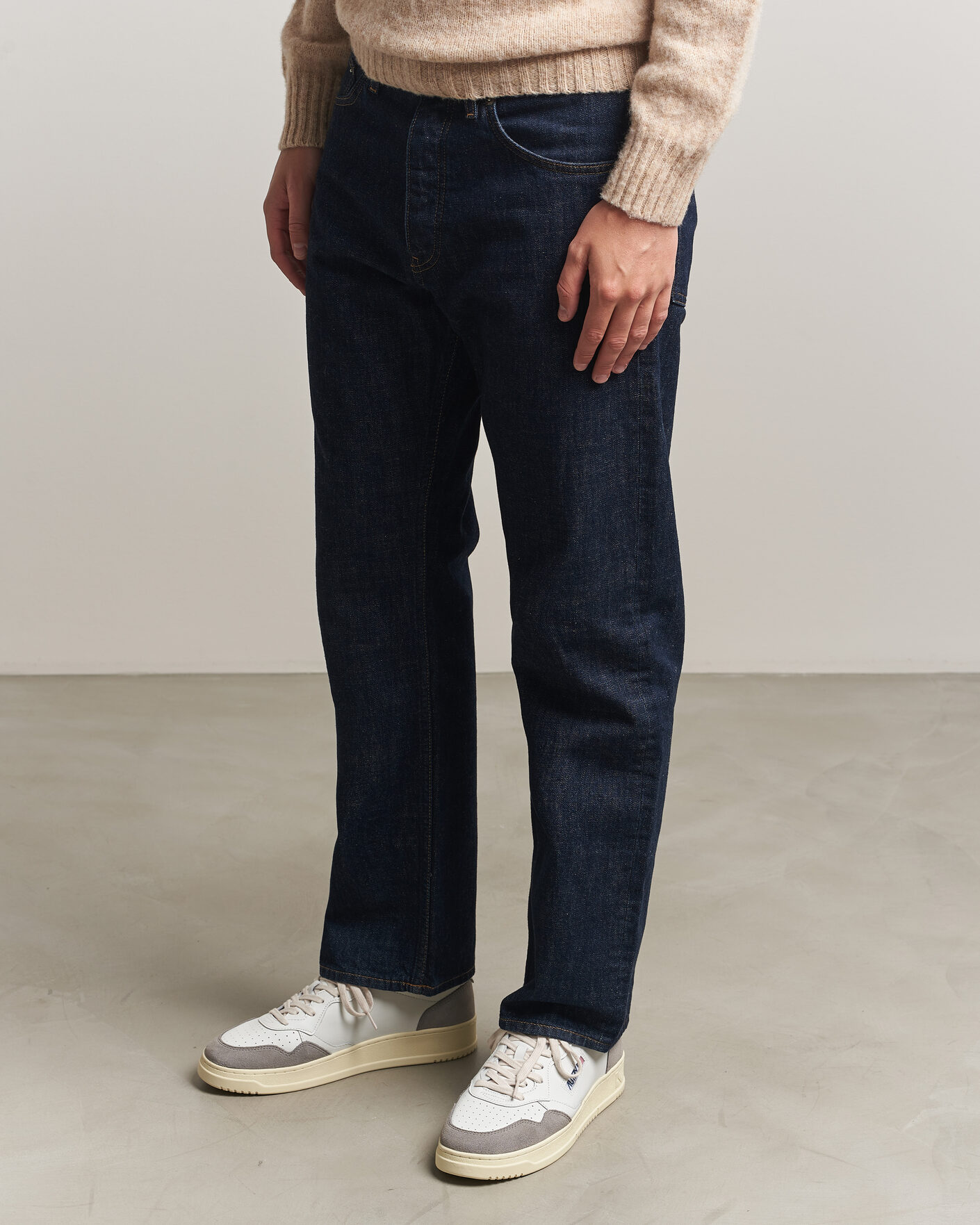 Herren | Sneaker | Autry | Medalist Low Soft Leather/Suede Sneaker White/Cemento