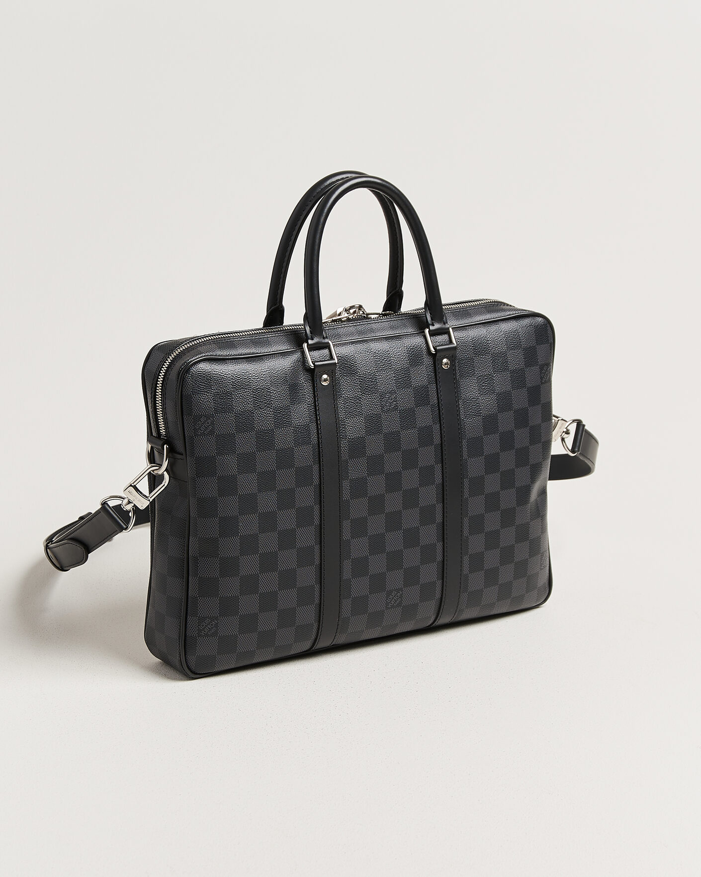 Herren | Pre-Owned & Vintage Bags | Louis Vuitton Pre-Owned | Porte Documents Damier Graphite