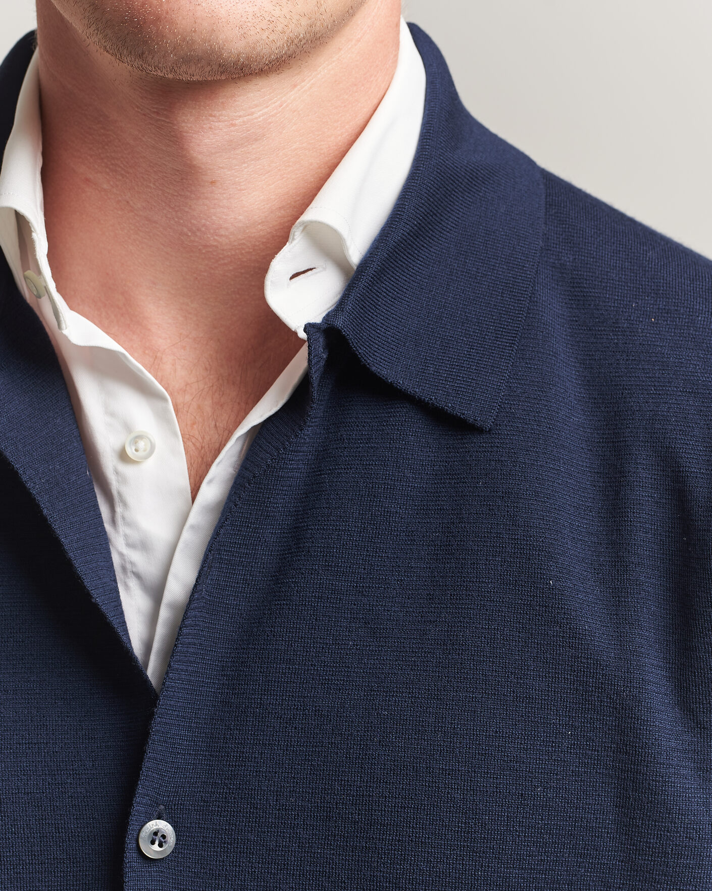Herren | Pullover | Ralph Lauren Purple Label | Milano Stich Cardigan Racing Navy