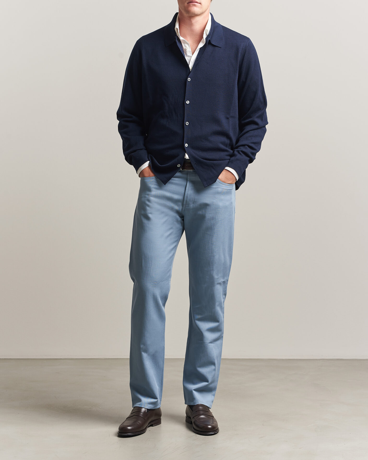 Herren | Hosen | Ralph Lauren Purple Label | 5-Pocket Italian Denim Pants Winward Blue