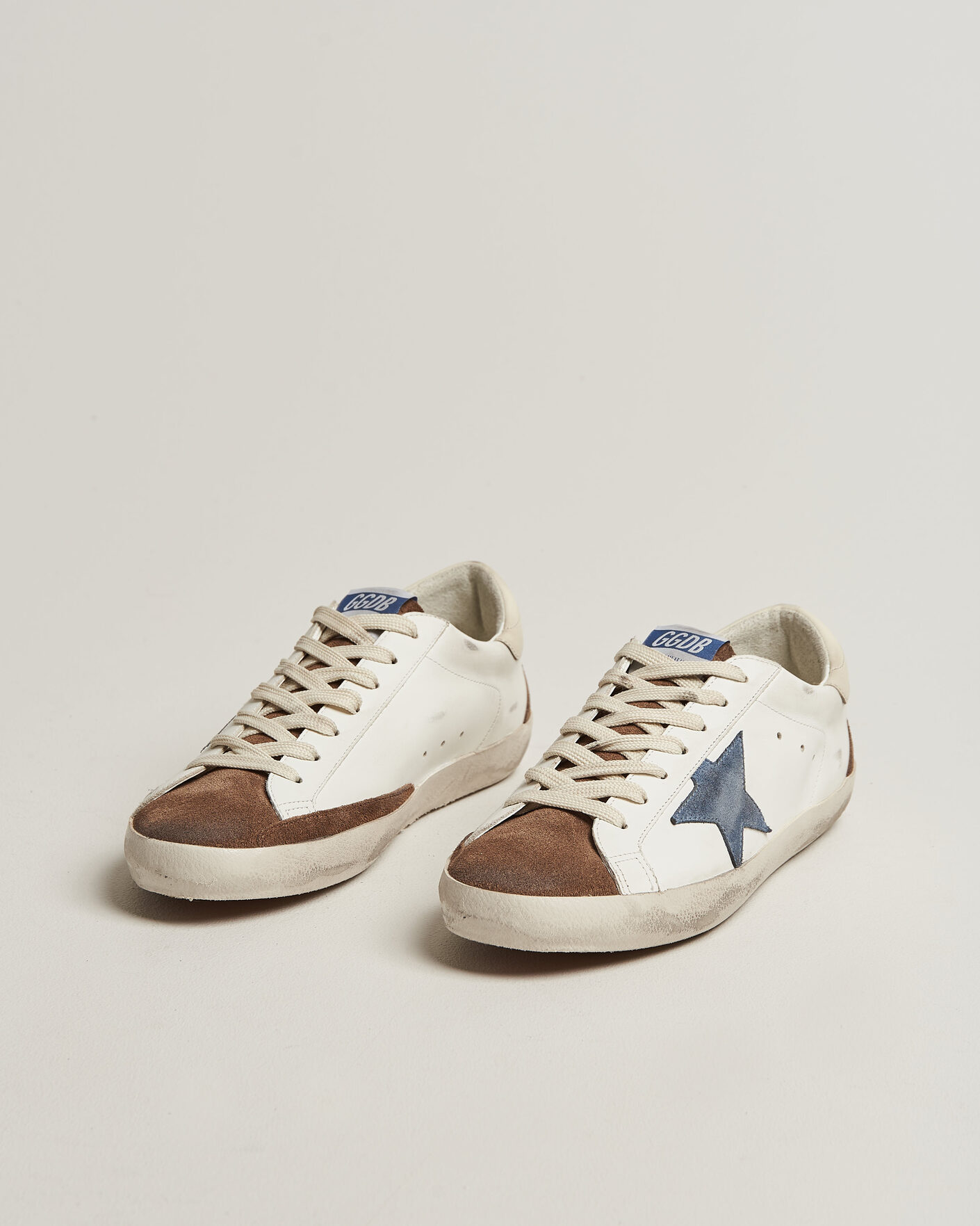 Herren | Sneaker | Golden Goose | Super-Star Sneakers White/Denim