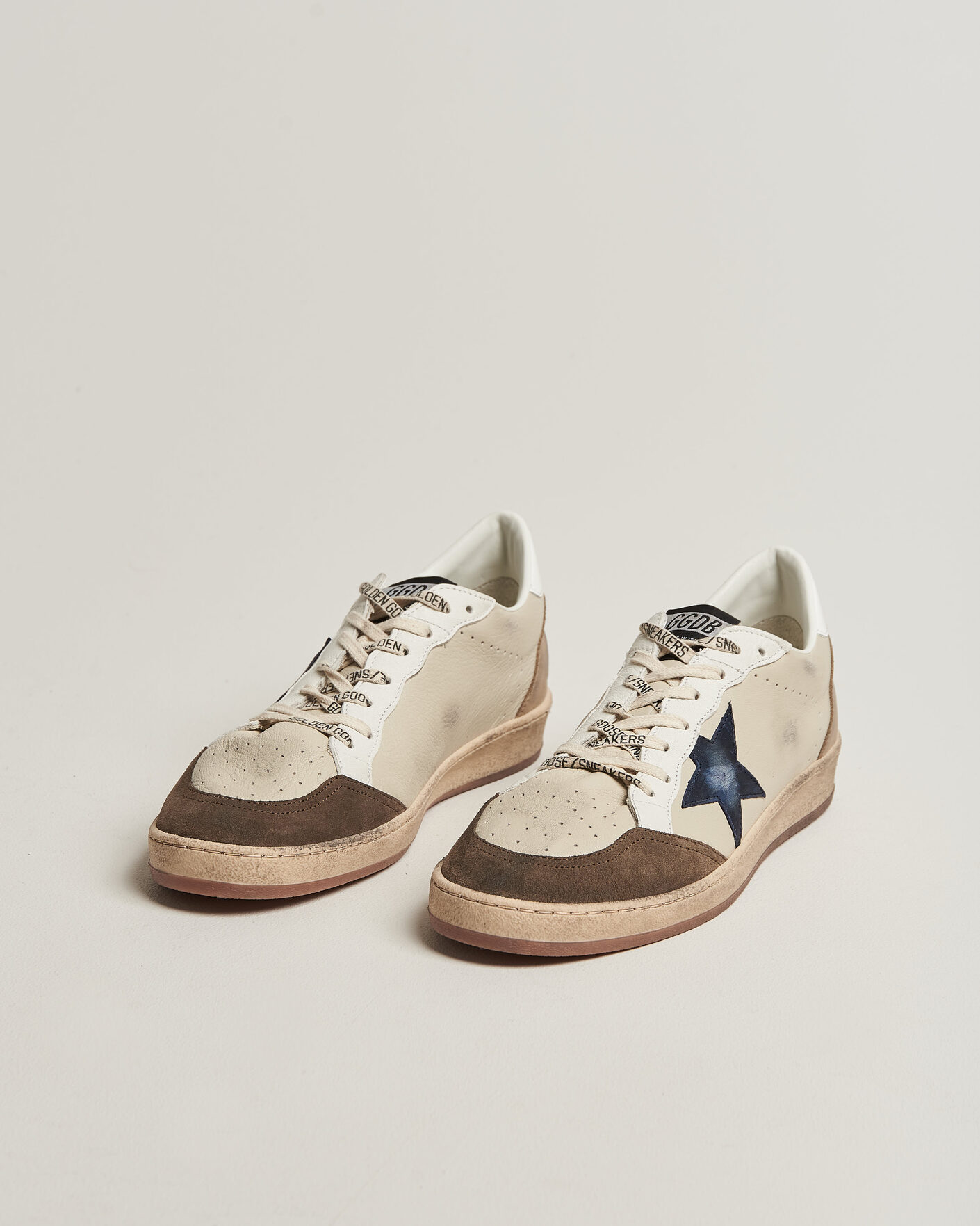 Herren | Sneaker | Golden Goose | Ball Star Sneakers Cream/Grey