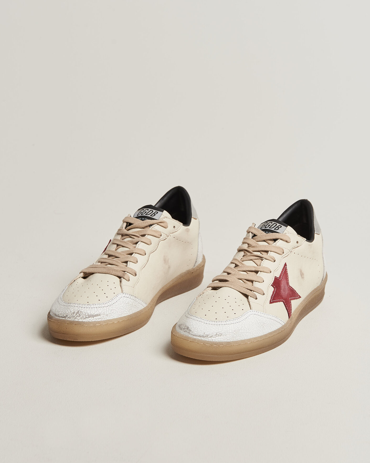 Herren | Sneaker | Golden Goose | Ball Star Sneakers White/Red