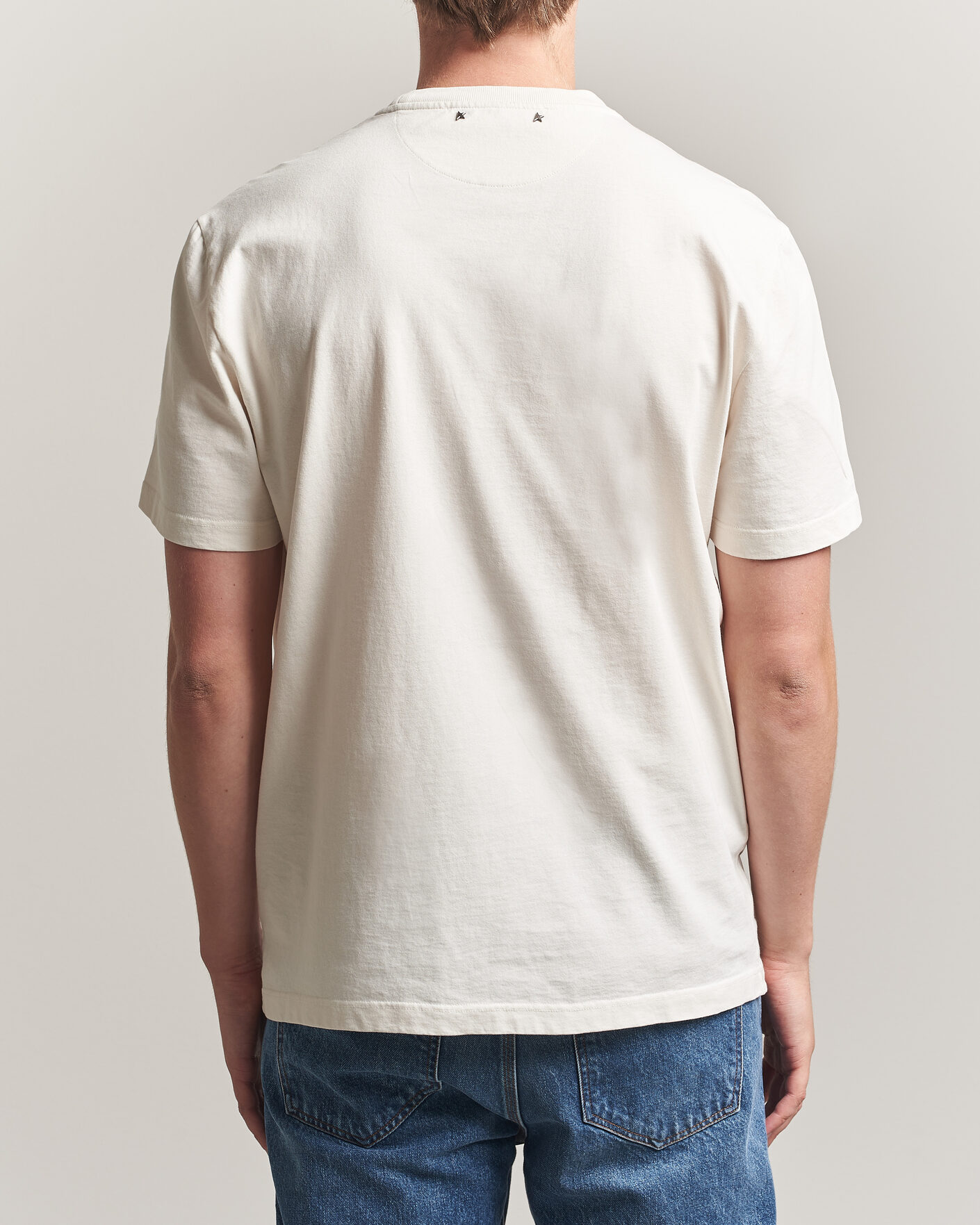 Herren | T-Shirts | Golden Goose | Journey Print T-Shirt Heritage White