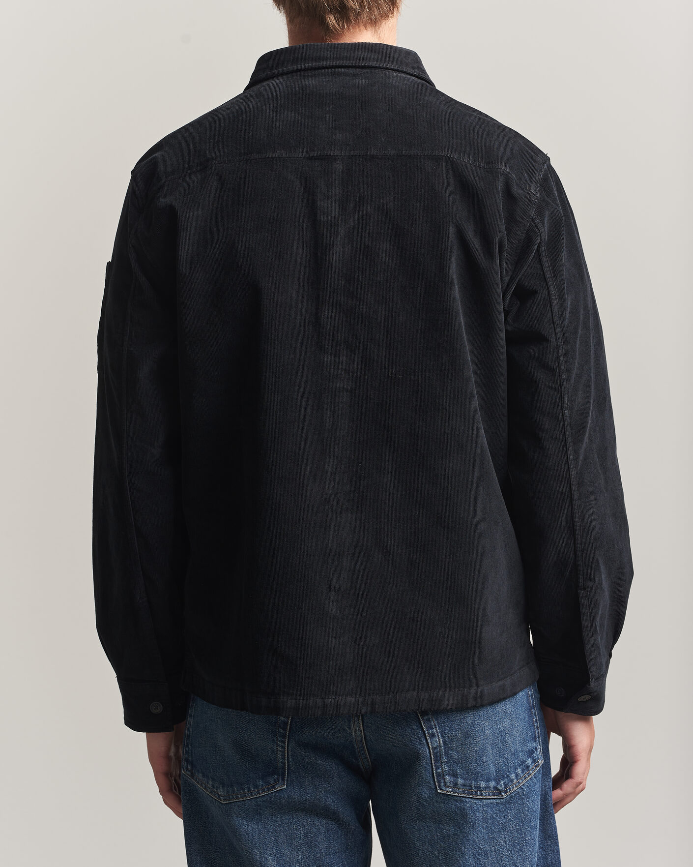 Herren | Hemden | C.P. Company | Corduroy Lens Overshirt Black