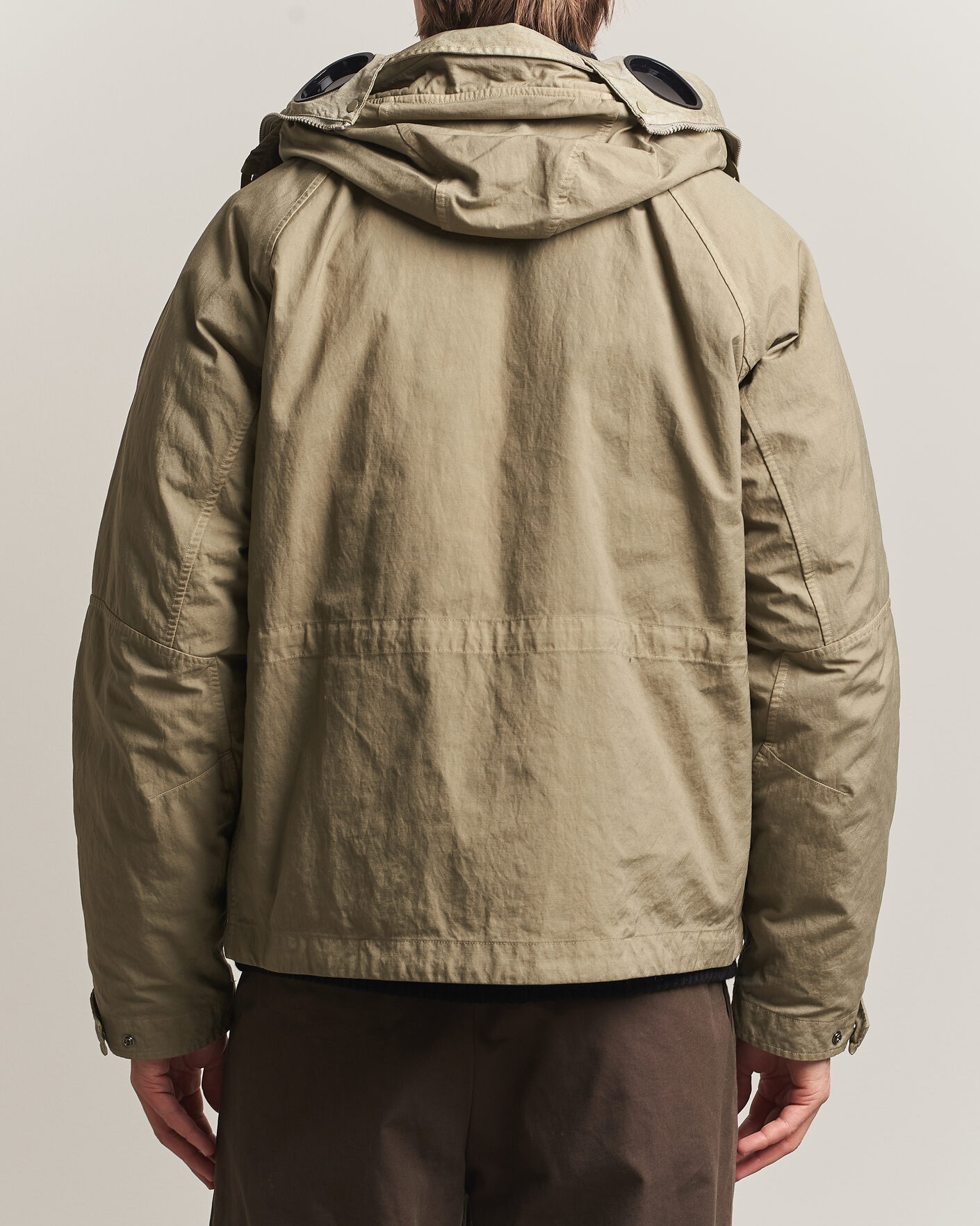 Herren | Jacken | C.P. Company | Heavy Nylon Twill Down Padded Jacket Light Grey