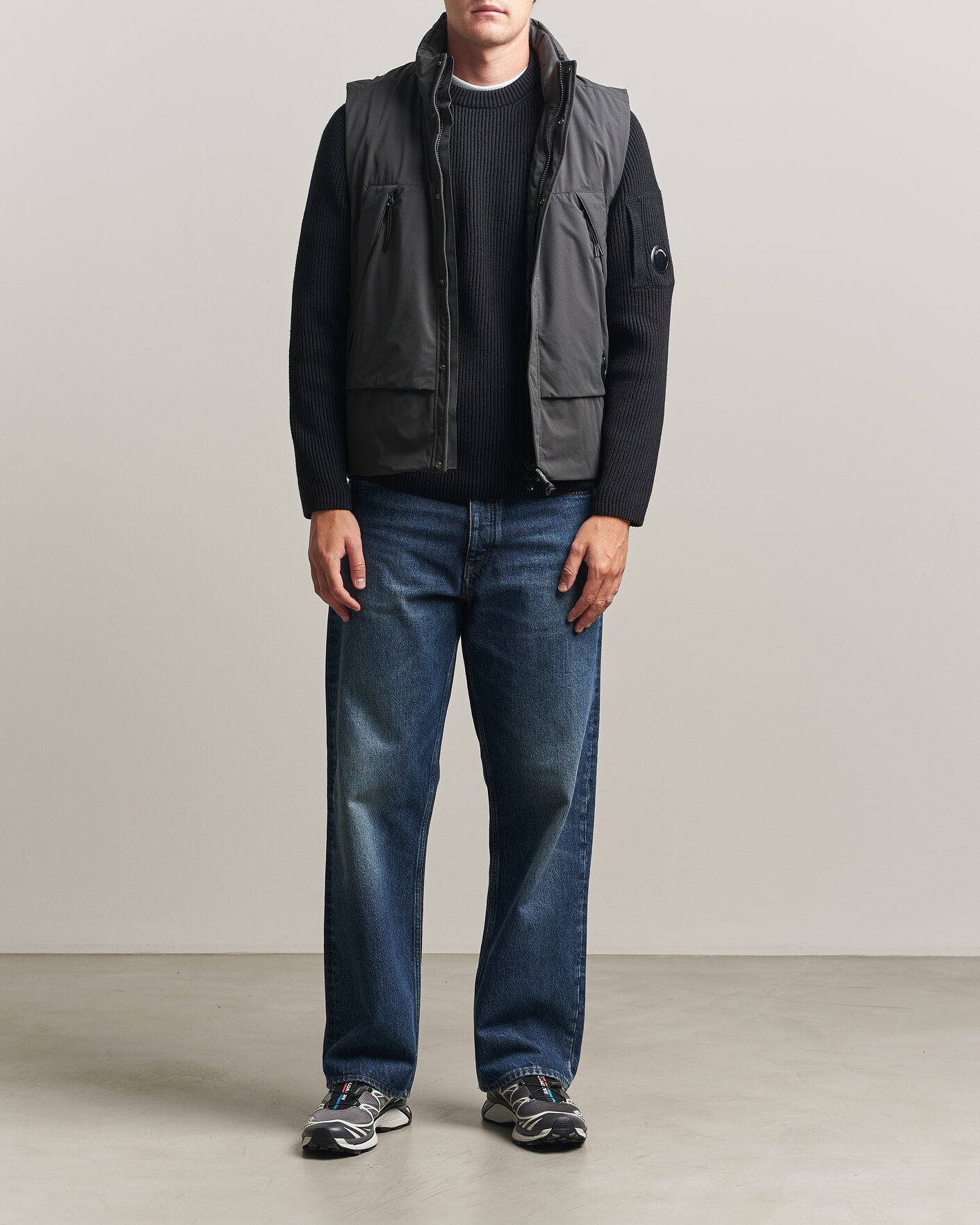 Herren | Westen | C.P. Company | Pro-Tek Lightweight Padded Vest Dark Grey