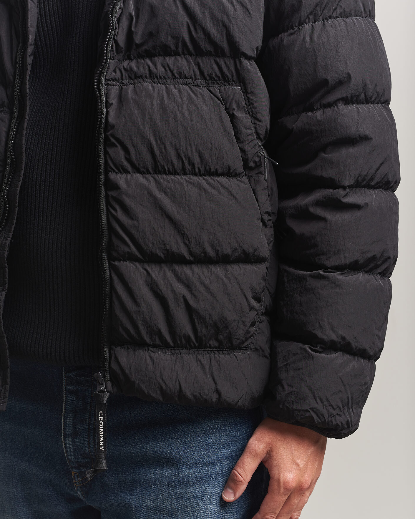 Herren | Jacken | C.P. Company | Chrome-R Goggle Down Jacket Black