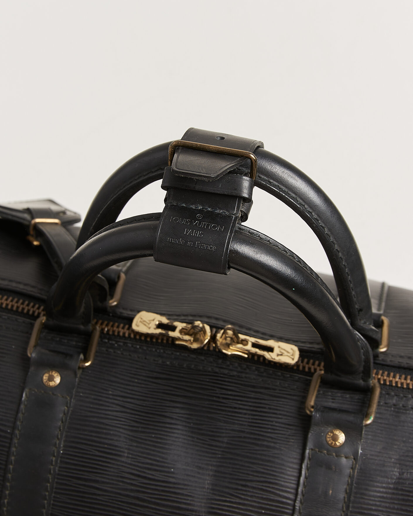 Herren | Louis Vuitton Pre-Owned Keepall 50 Epi Leather Black | Louis Vuitton Pre-Owned | Keepall 50 Epi Leather Black