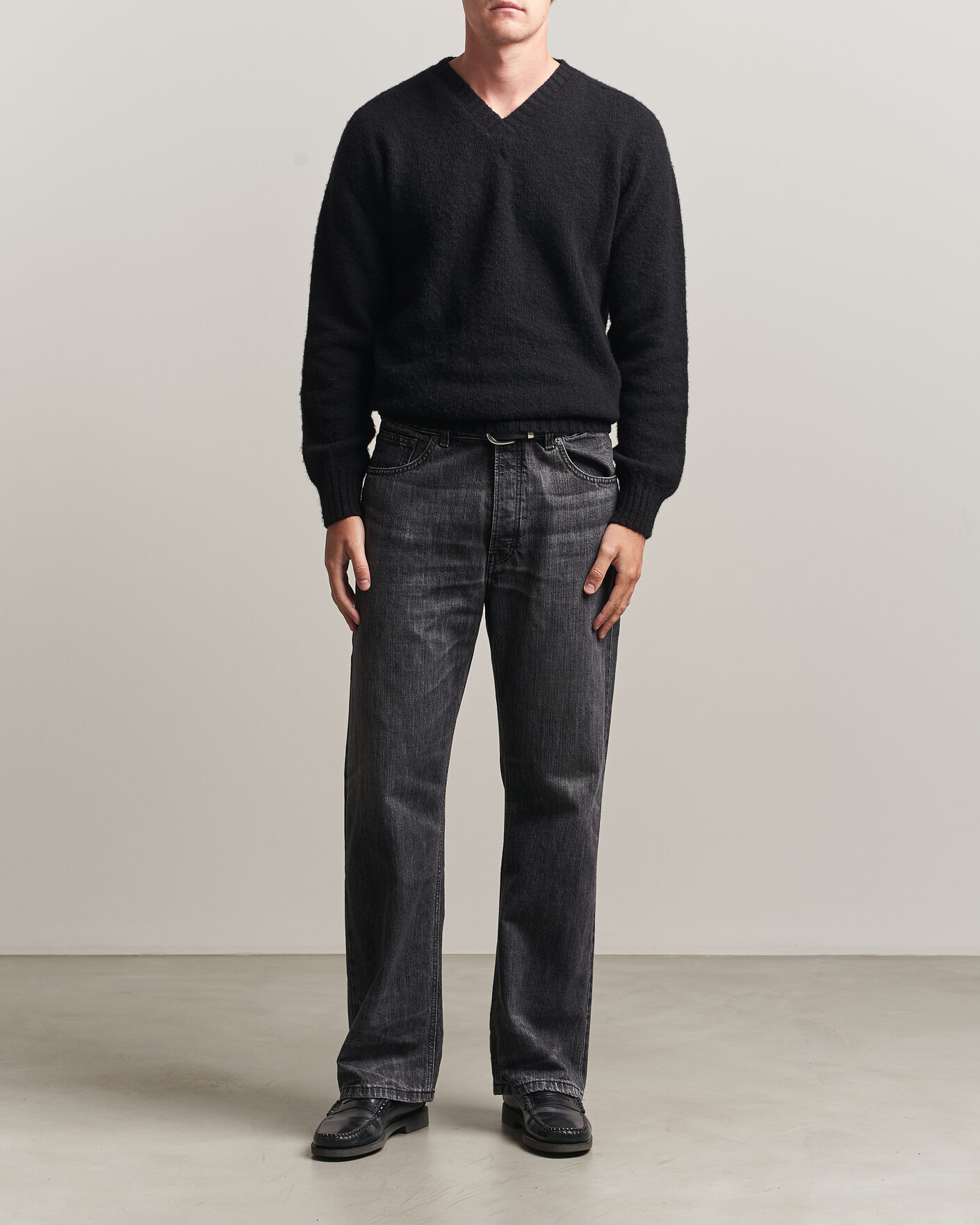 Herren | Jeans | Jeanerica | VM009 Vega Jeans Black Righe