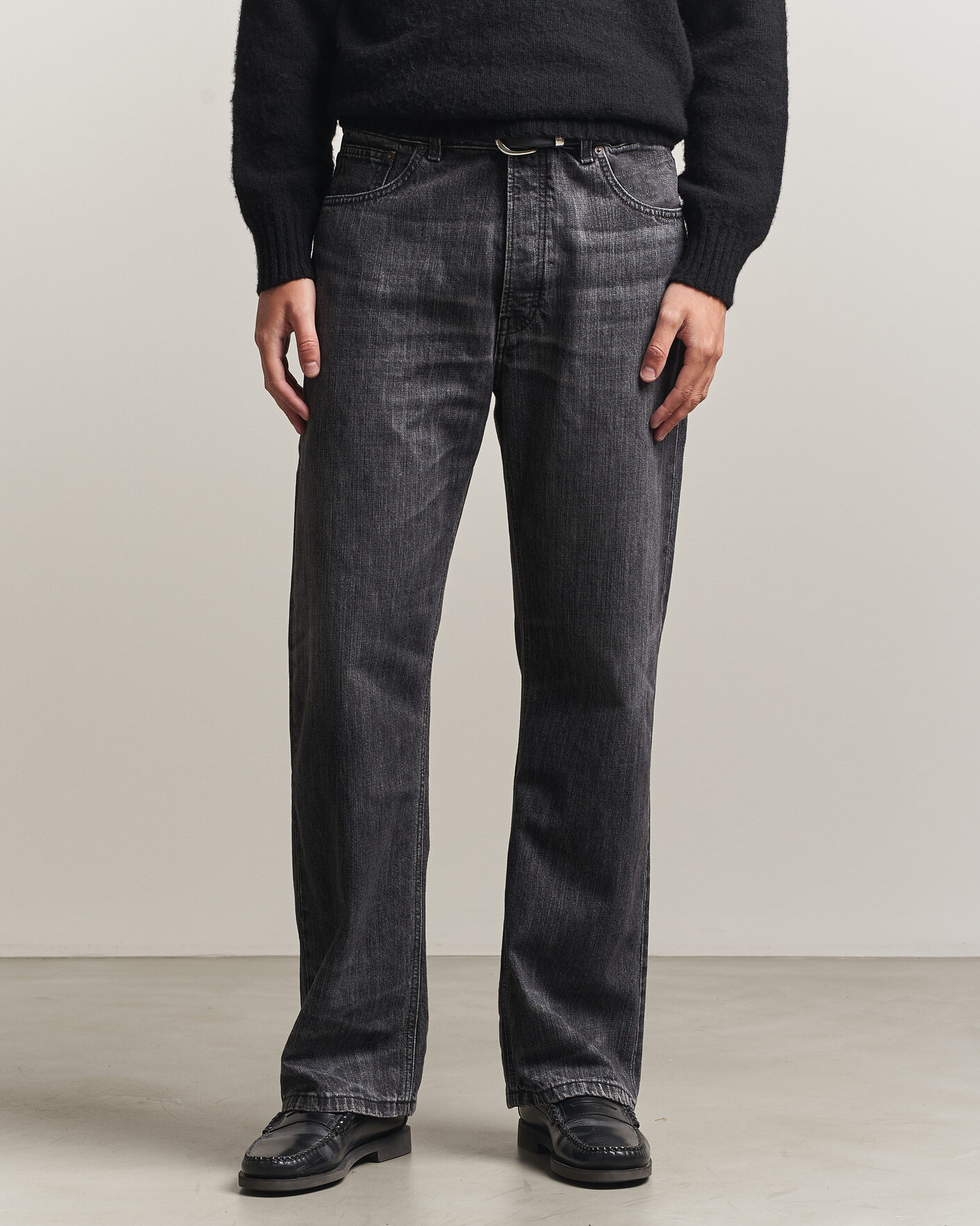 Herren | Jeans | Jeanerica | VM009 Vega Jeans Black Righe