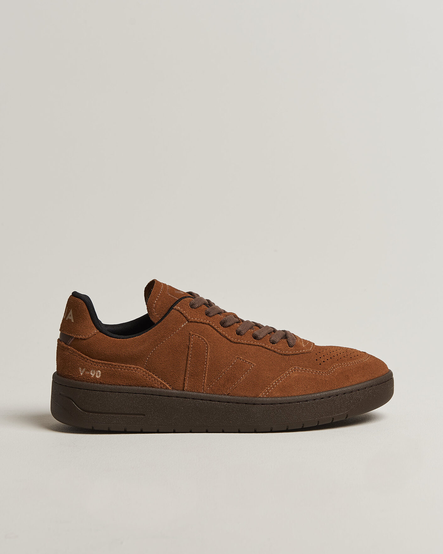 Herren | Sneaker | Veja | V-90 Suede Sneaker Full Cognac/Eagle