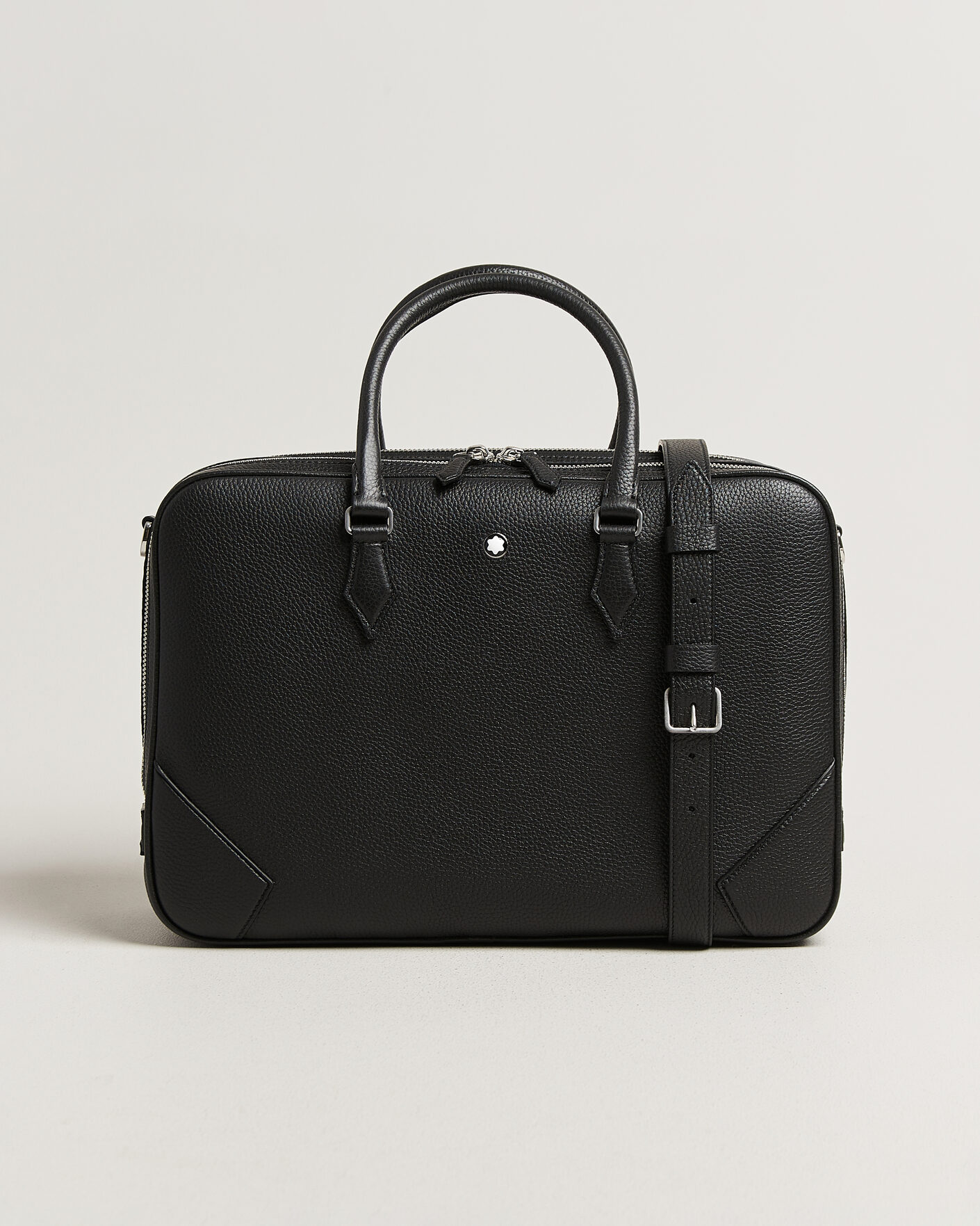Herren | Taschen | Montblanc | Large Briefcase Grain Leather Black