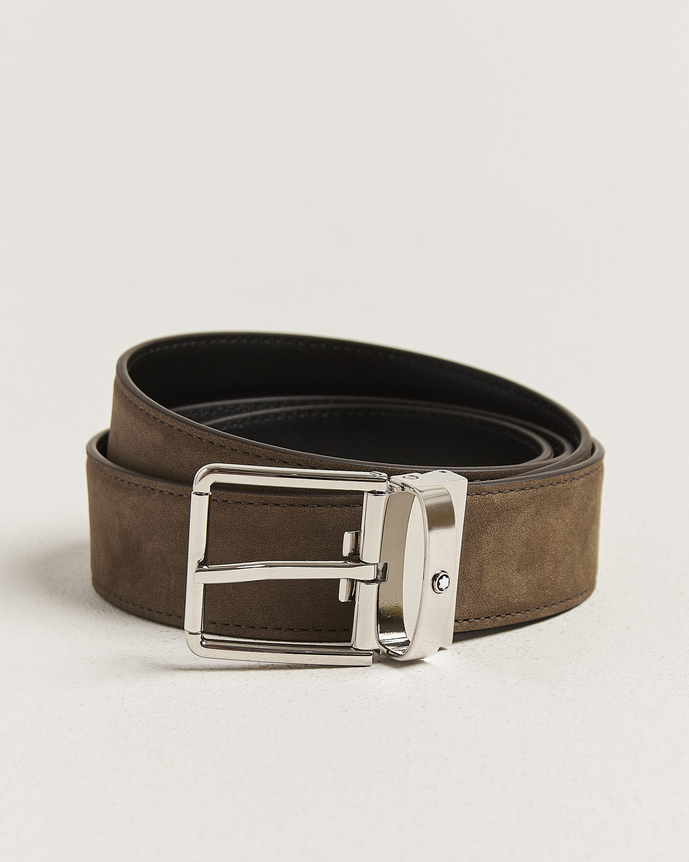 Herren | Gürtel | Montblanc | 35mm Reversible Suede Belt Brown/Black