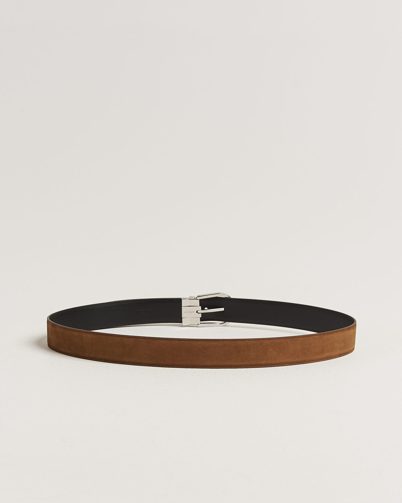 Herren | Gürtel | Montblanc | 35mm Reversible Suede/Calf Horseshoe Belt Brown/Black