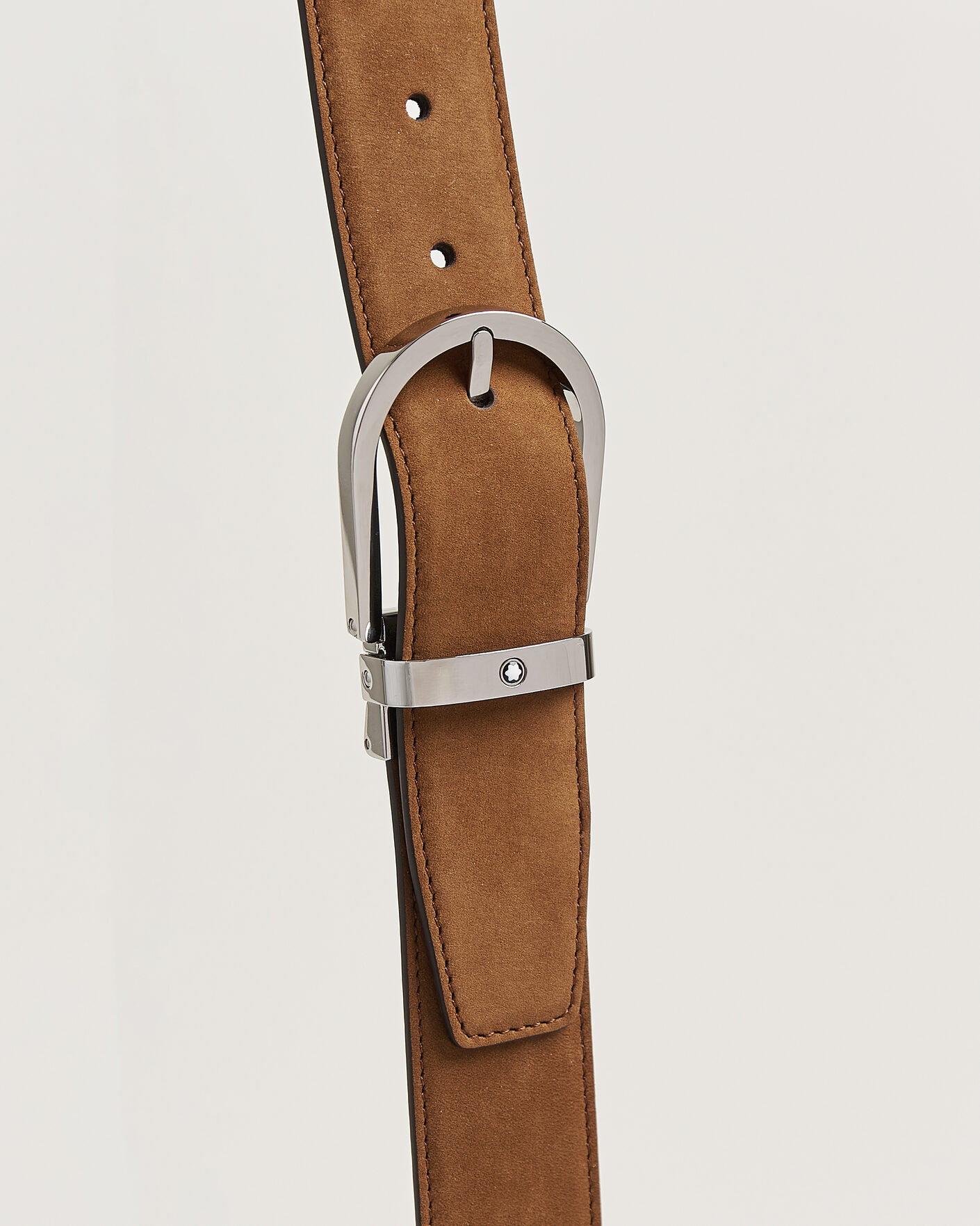 Herren | Gürtel | Montblanc | 35mm Reversible Suede/Calf Horseshoe Belt Brown/Black