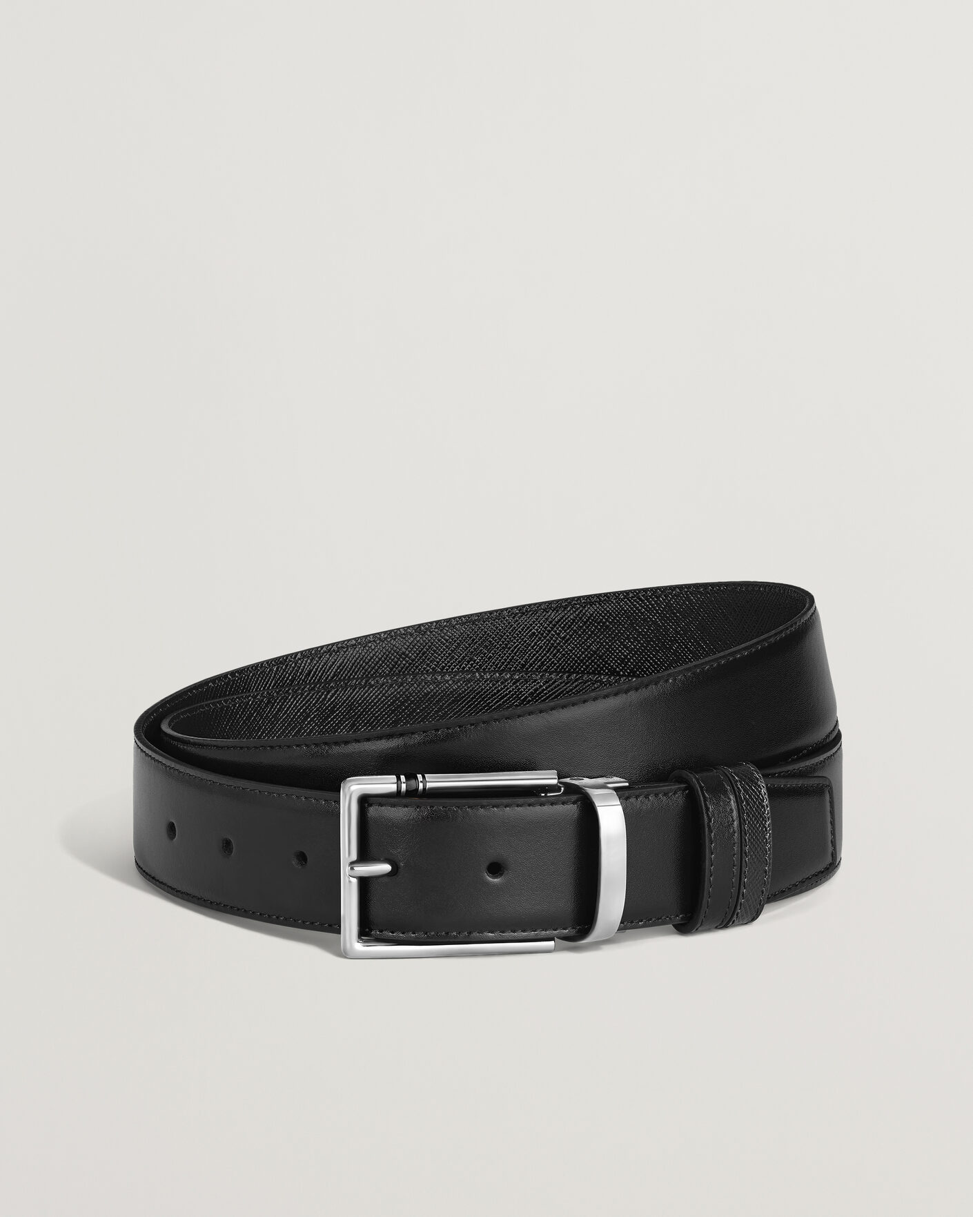 Herren | Gürtel | Montblanc | 35mm Reversible Calf/Sartorial Belt Black