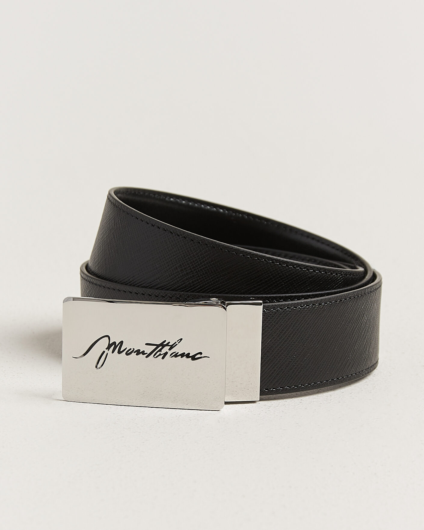 Herren | Neu im Onlineshop | Montblanc | 35mm Reversible Sartorial/Calf Logo Belt Black