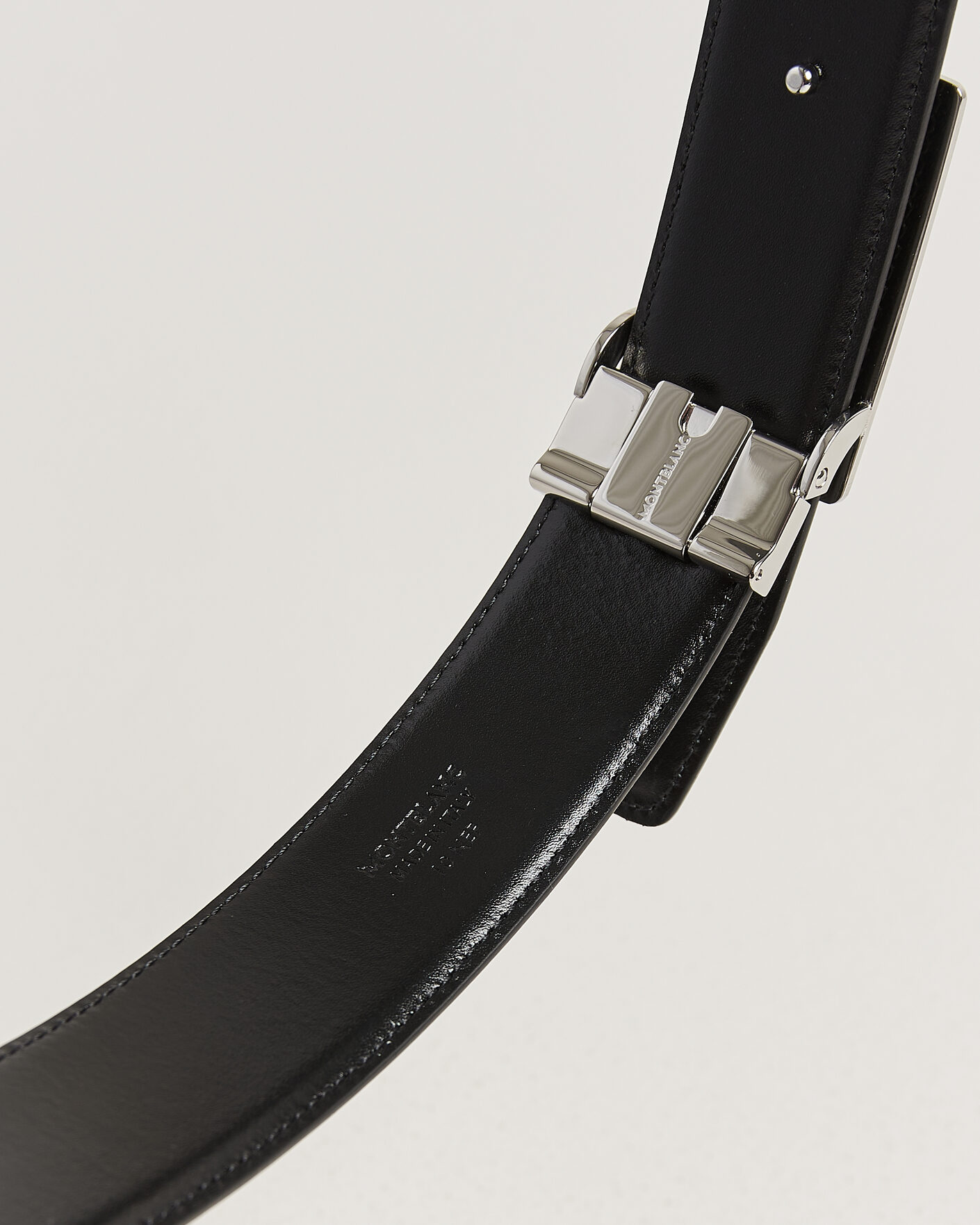 Herren | Gürtel | Montblanc | 35mm Reversible Sartorial/Calf Logo Belt Black