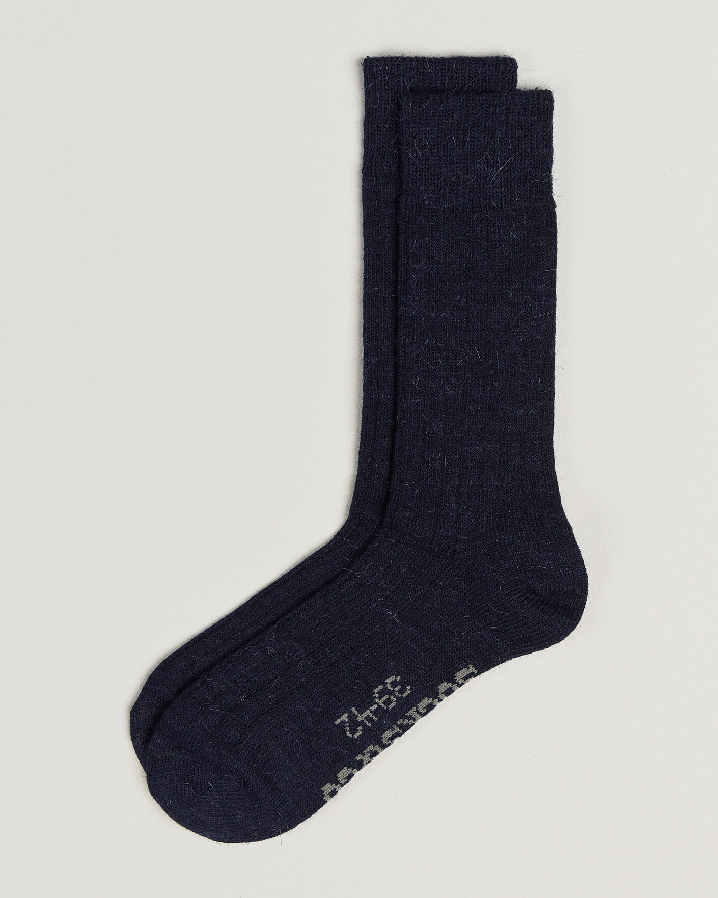 Herren | Unterwäsche | Alpacasocks & Co | 2-Pack Ribbed Alpacka Wool Socks Navy