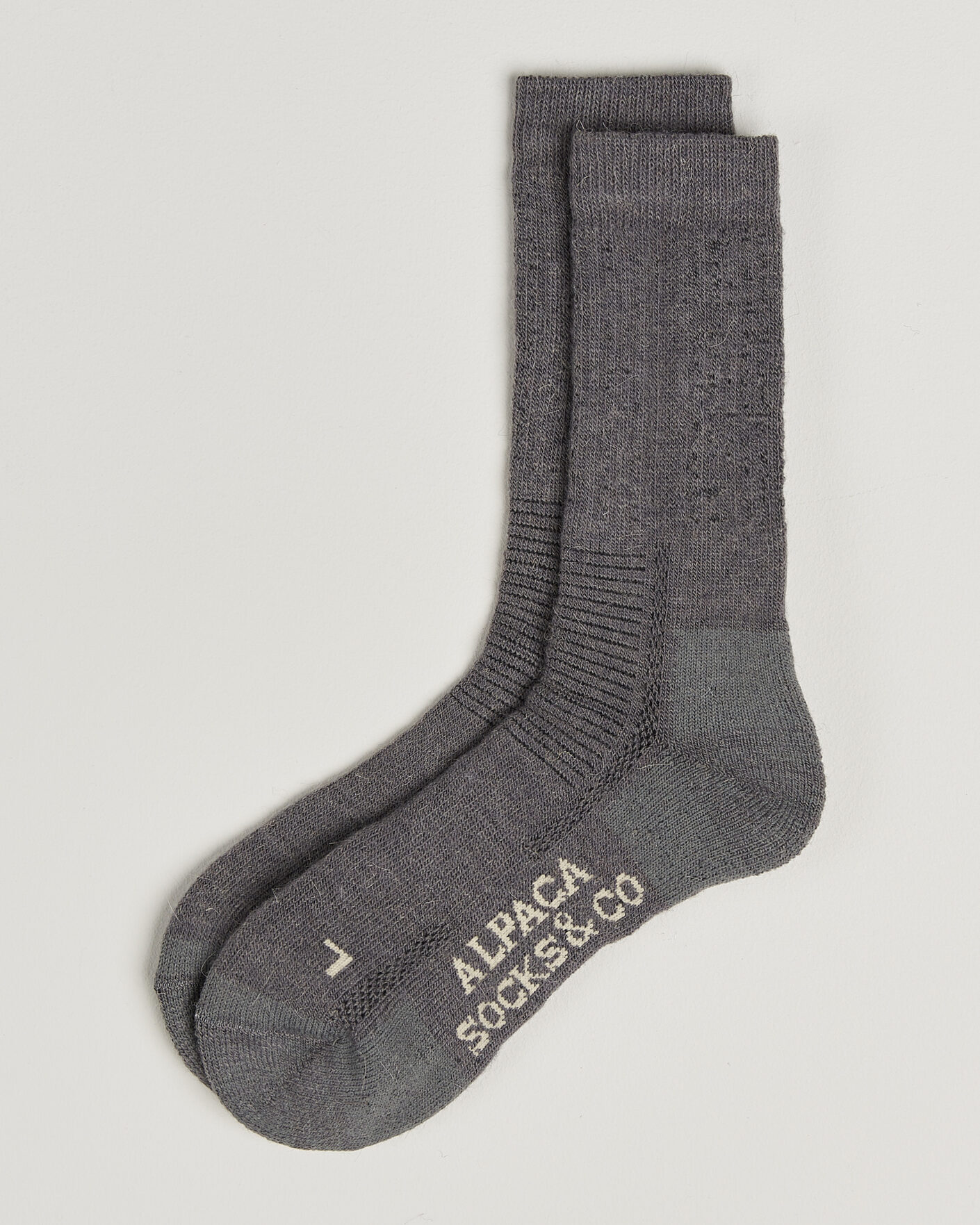 Herren | Unterwäsche | Alpacasocks & Co | 2-Pack Heavy Alpacka Wool Socks Dark Grey