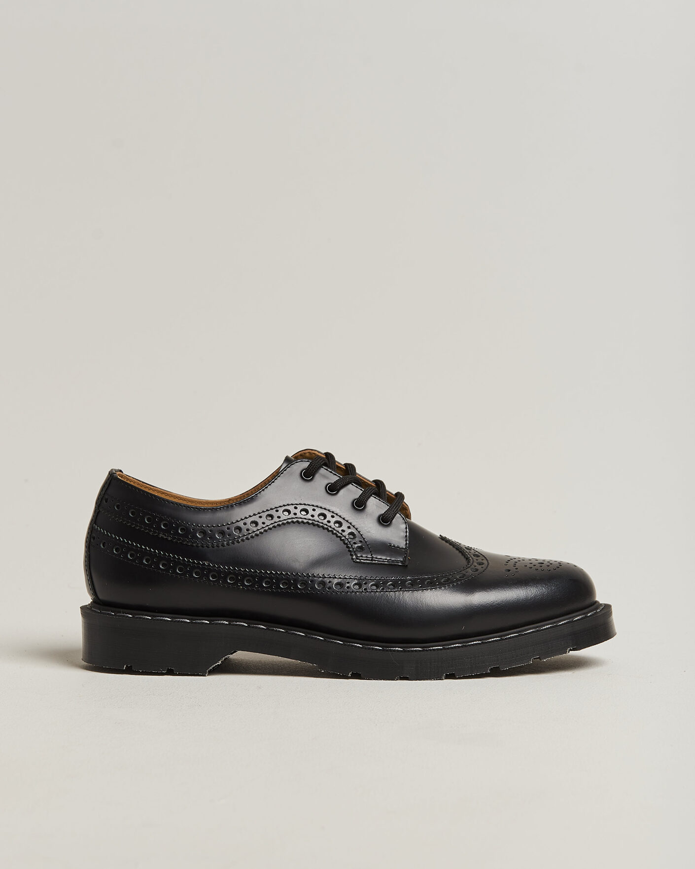 Herren | Brogue | Solovair | American Brogue Shoe Black Shine