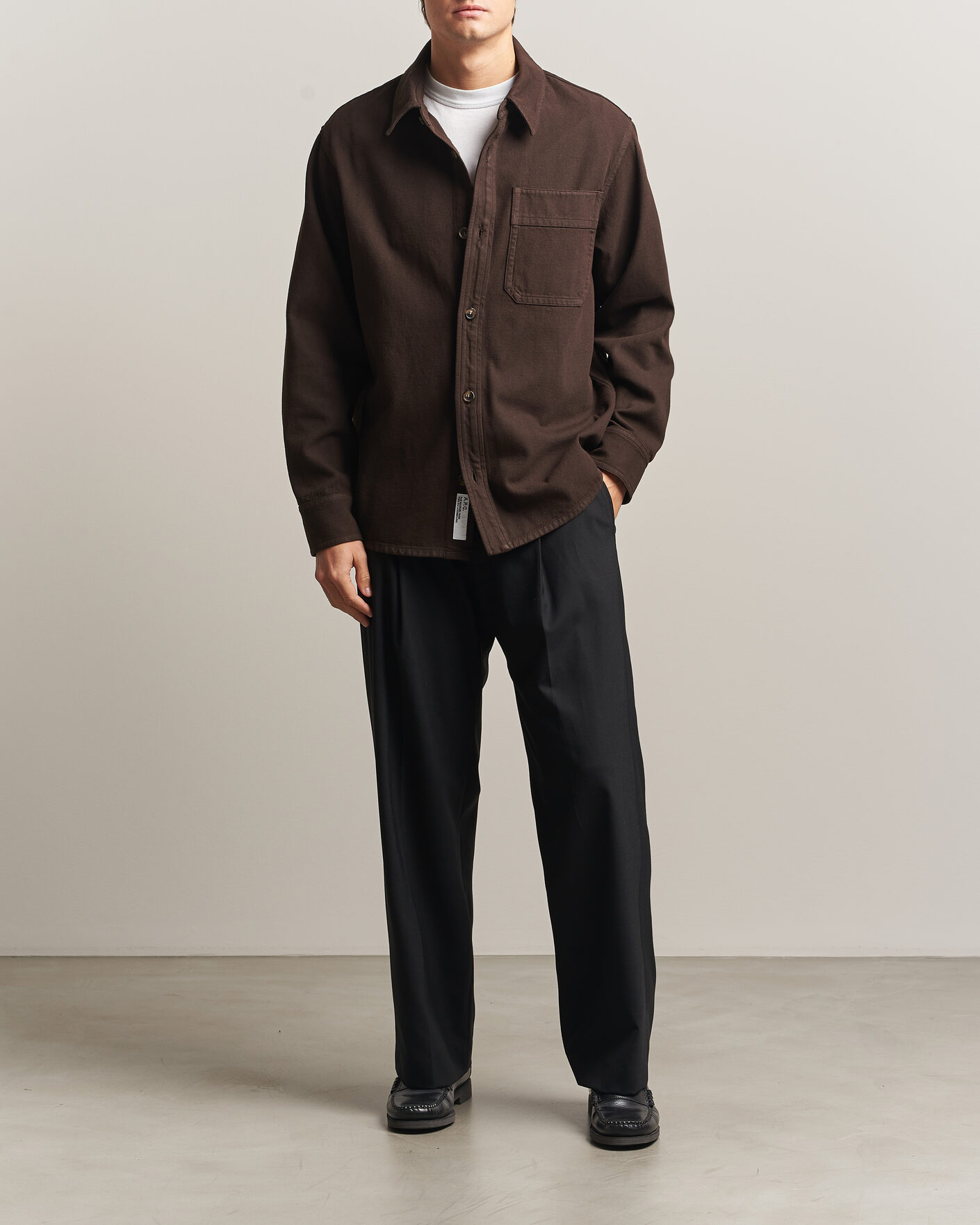 Herren | Hemden | A.P.C. | Basile Overshirt Chocolate