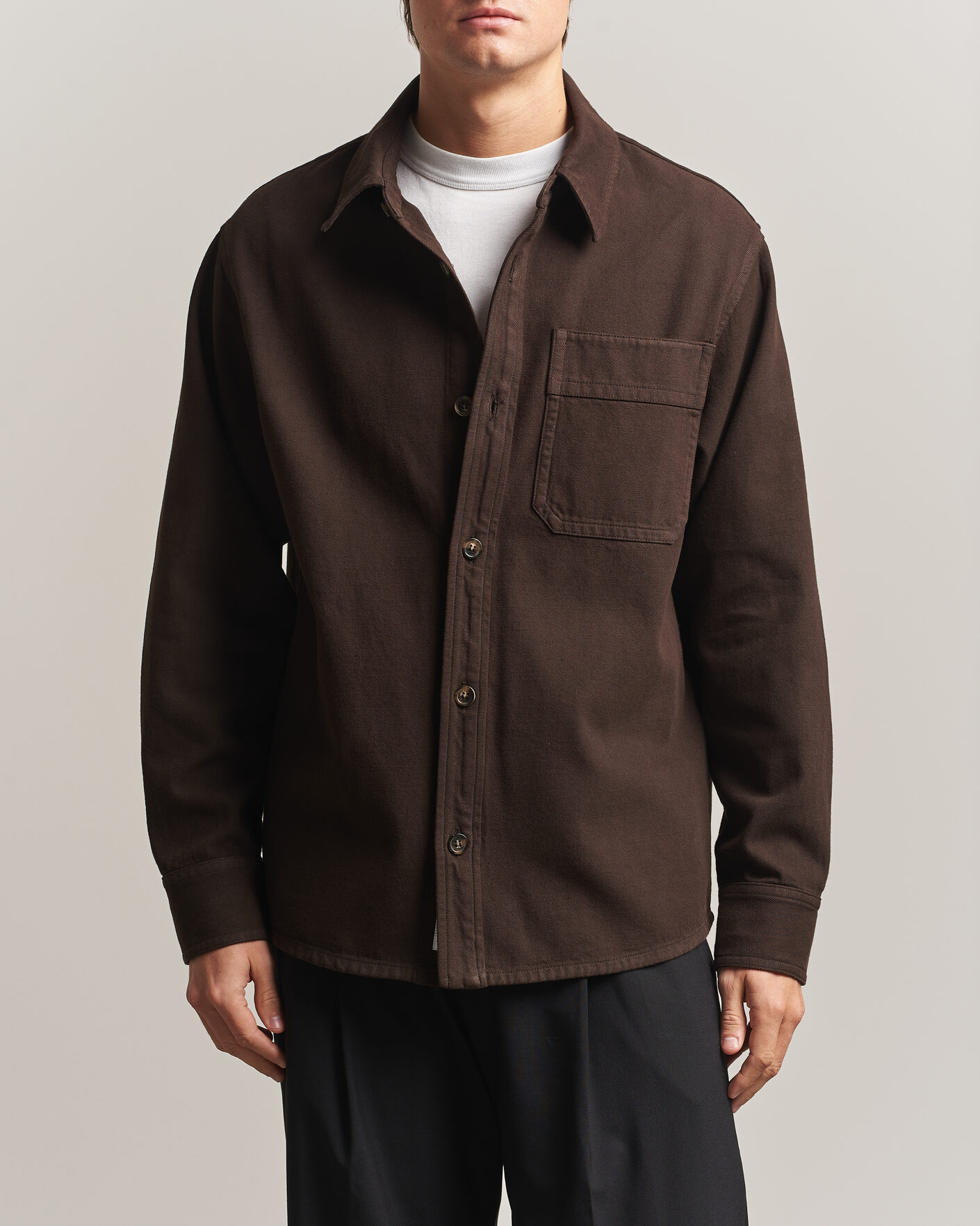 Herren | Hemden | A.P.C. | Basile Overshirt Chocolate