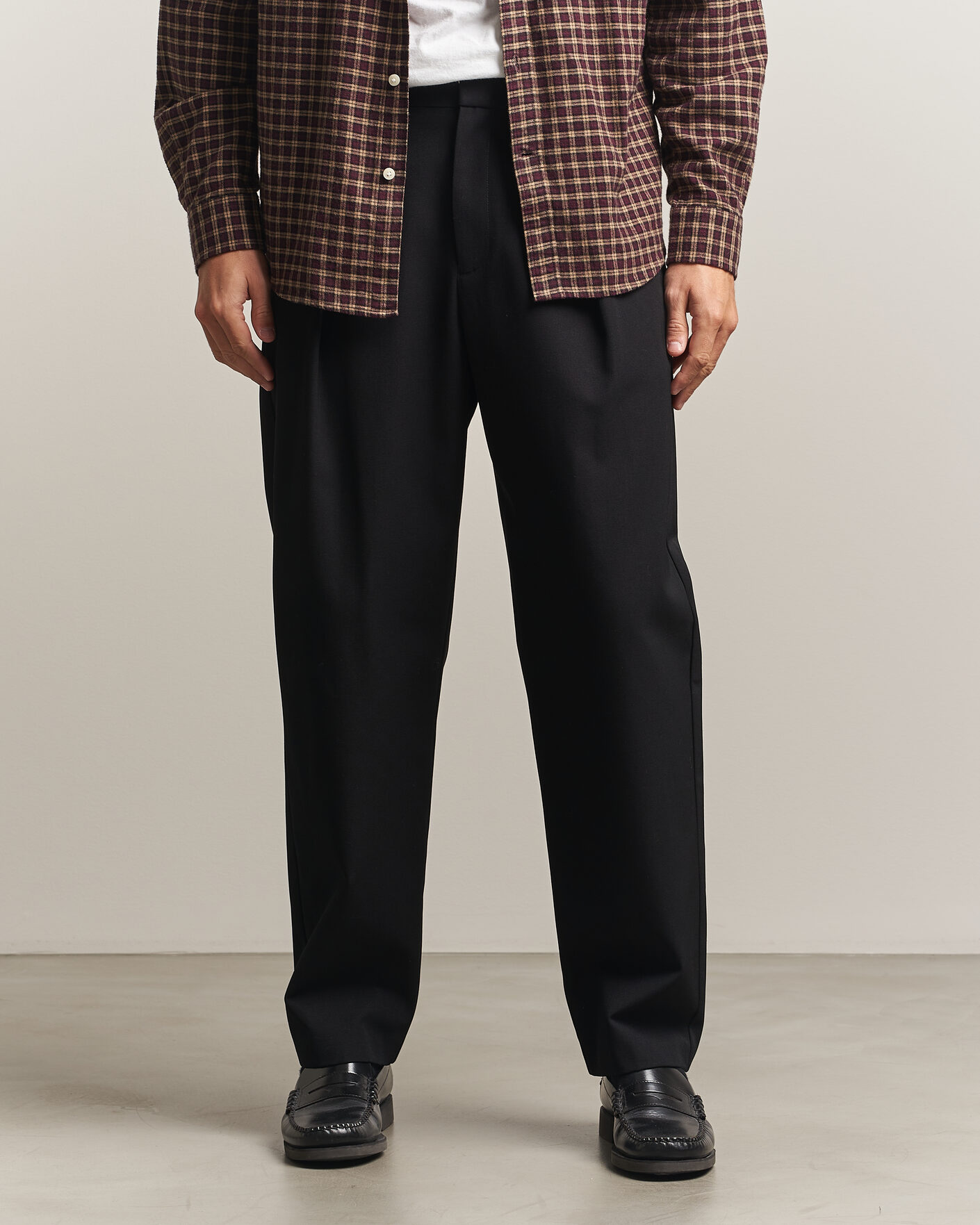 Herren | Hosen | A.P.C. | Renato Pleated Trousers Black