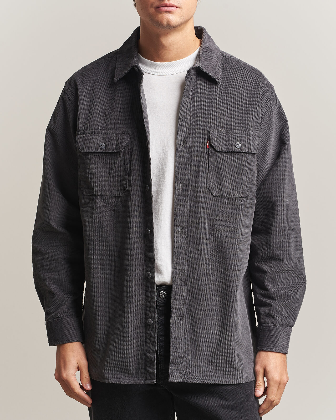 Herren | Hemden | Levi's | Jackson Corduroy Worker Shirt Greystroke