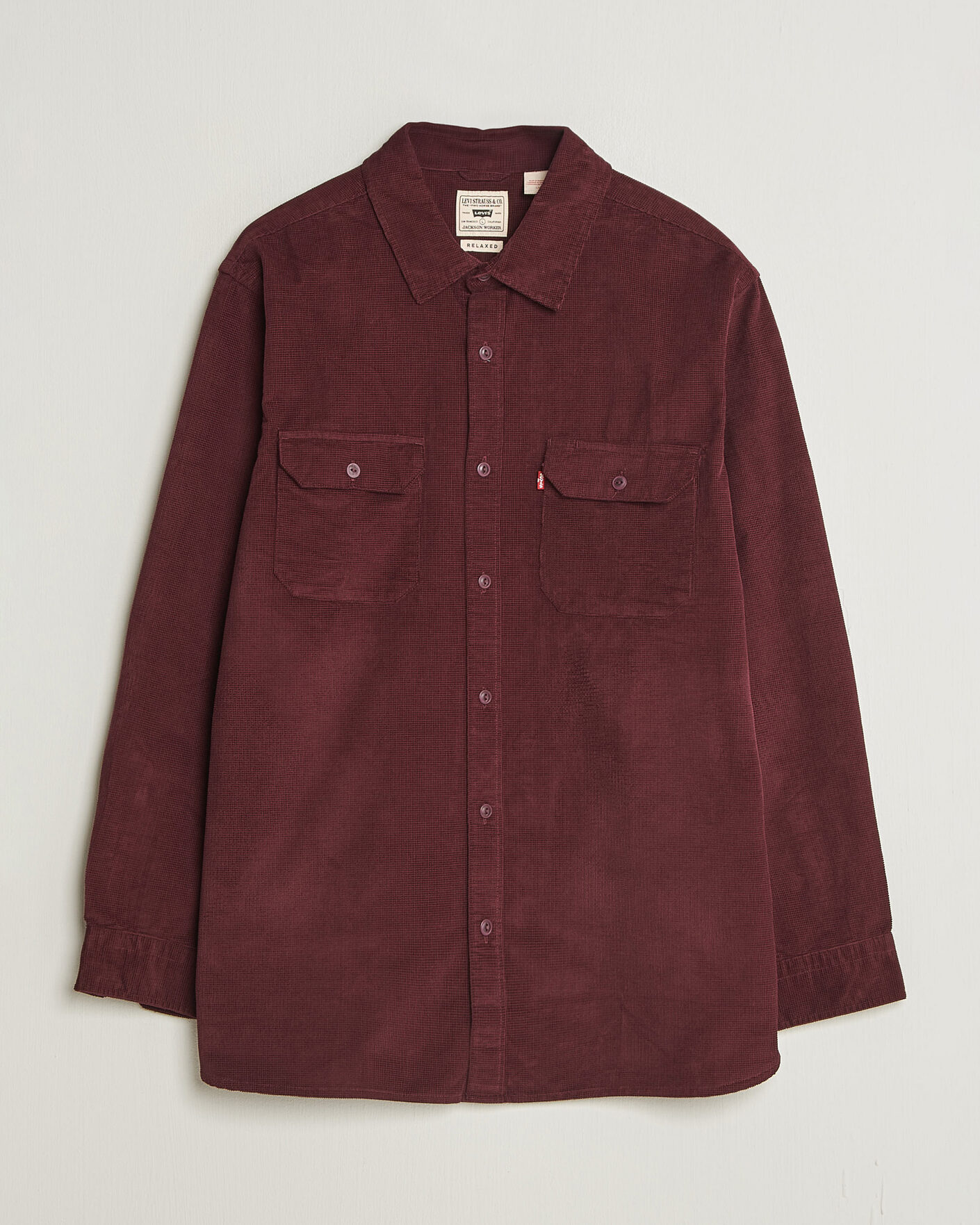 Herren | Hemden | Levi's | Jackson Corduroy Worker Shirt Vineyard Wine