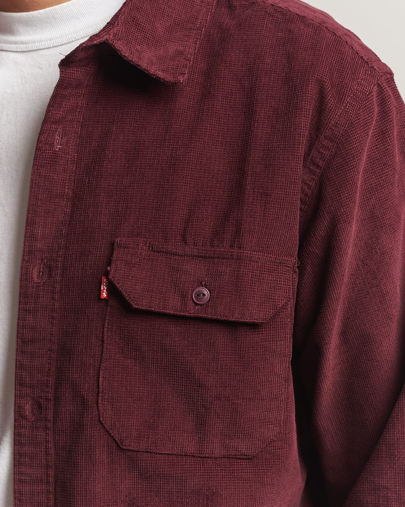 Herren | Hemden | Levi's | Jackson Corduroy Worker Shirt Vineyard Wine