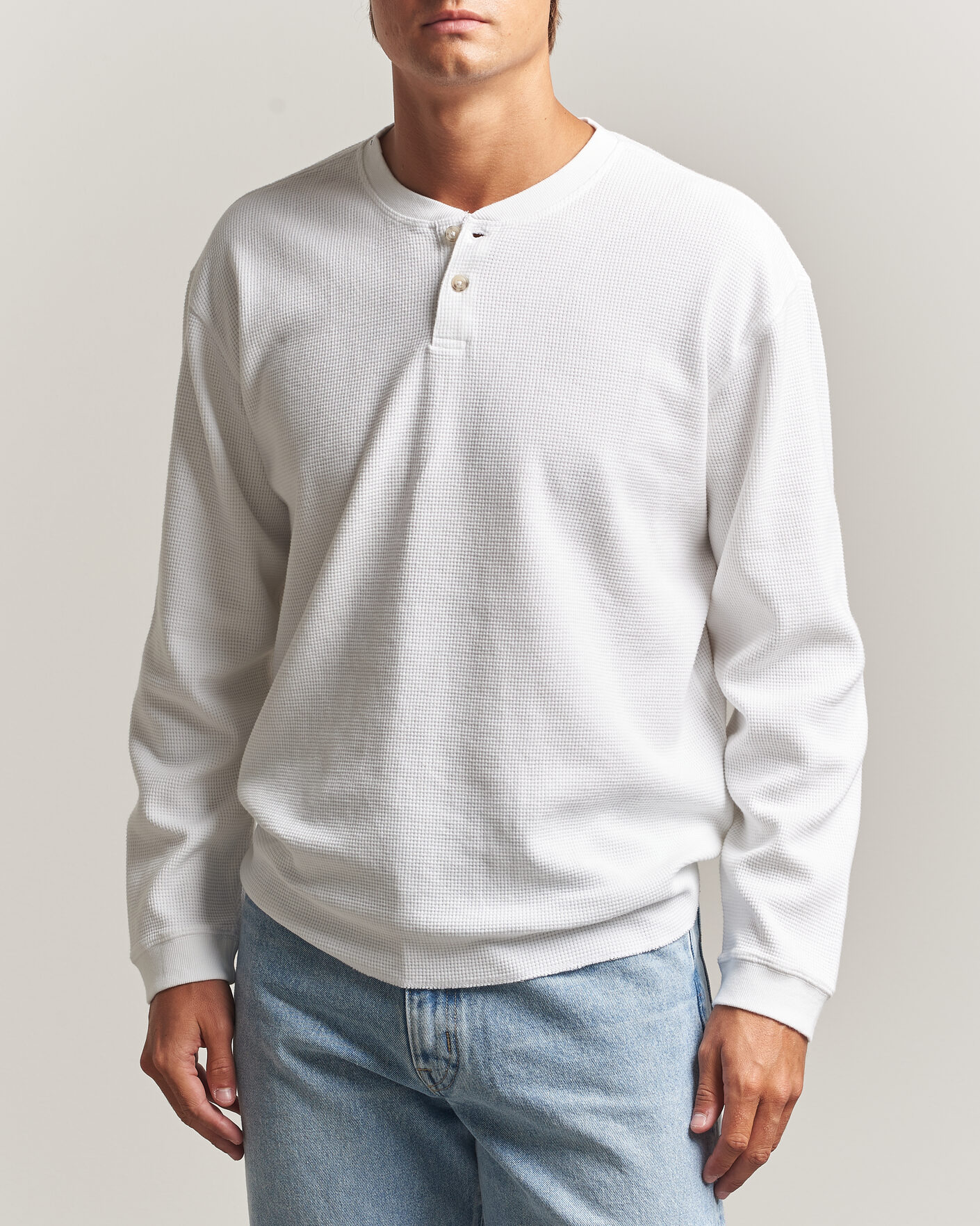 Herren | Pullover | Levi's | Relaxed Henley Bright White
