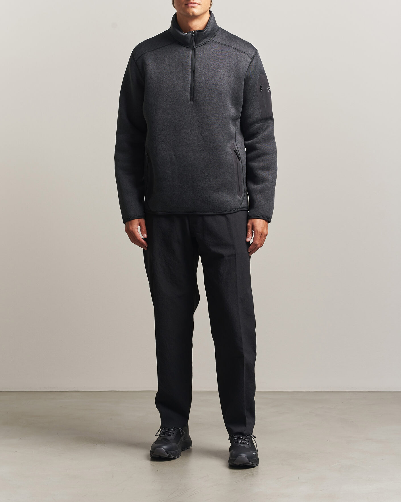 Herren | Pullover | Arc'teryx | Covert Half Zip Black Heather