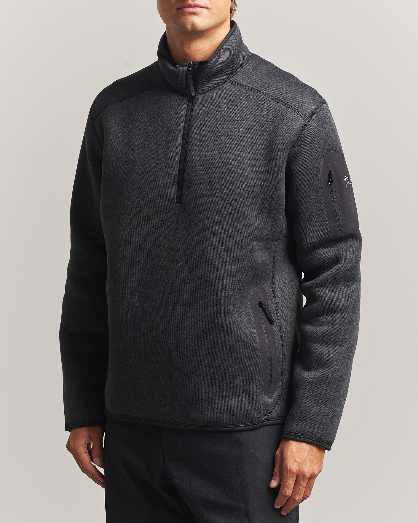 Herren | Pullover | Arc'teryx | Covert Half Zip Black Heather