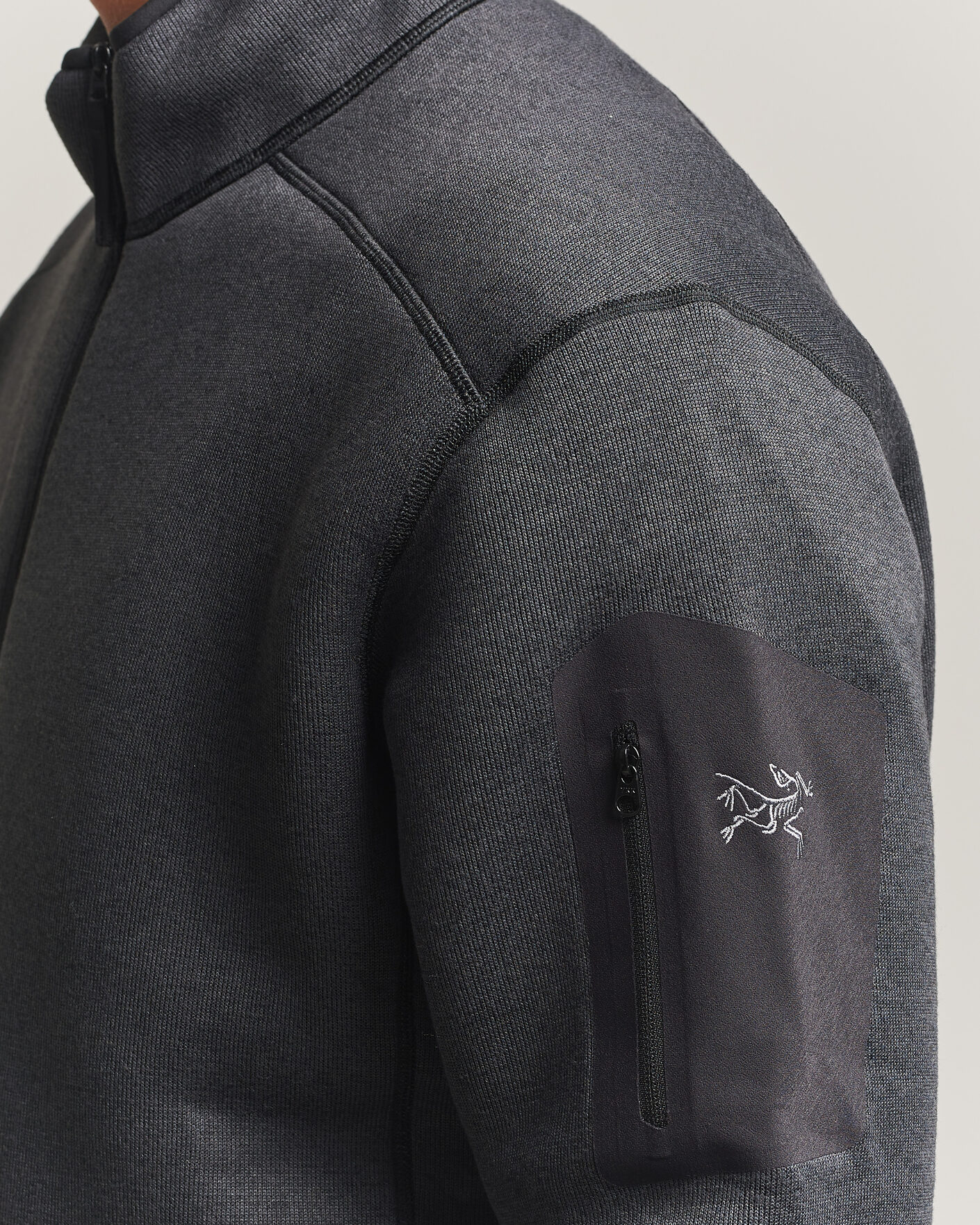 Herren | Pullover | Arc'teryx | Covert Half Zip Black Heather